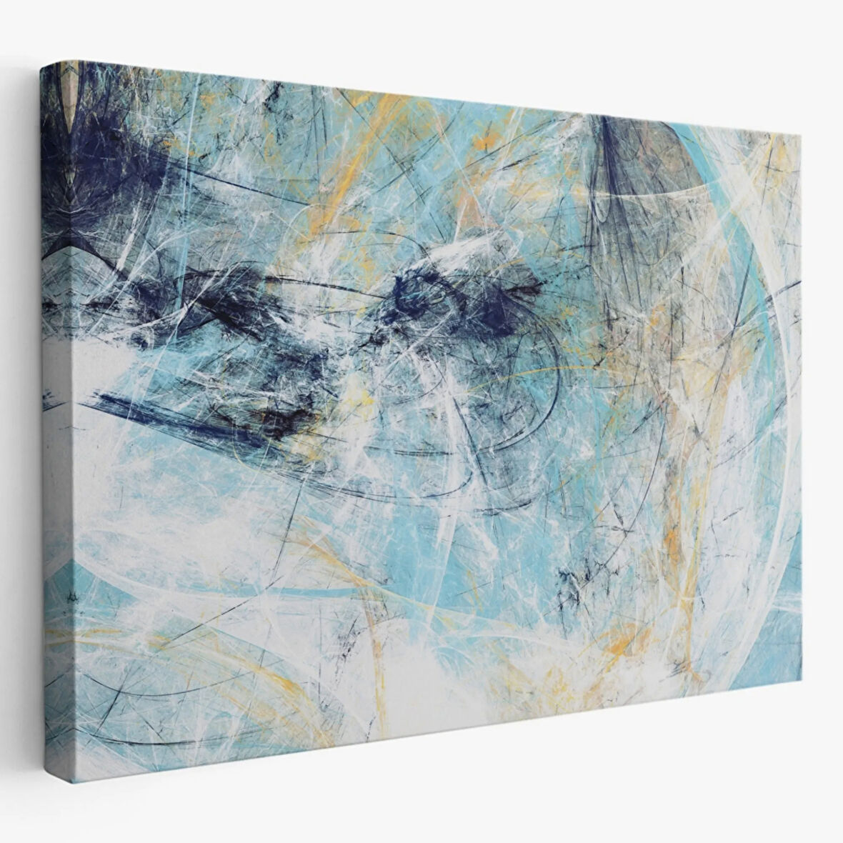 Fütüristlik Soyut Çalışma Dekoratif Kanvas Tablo, Duvar Dekoru 3471