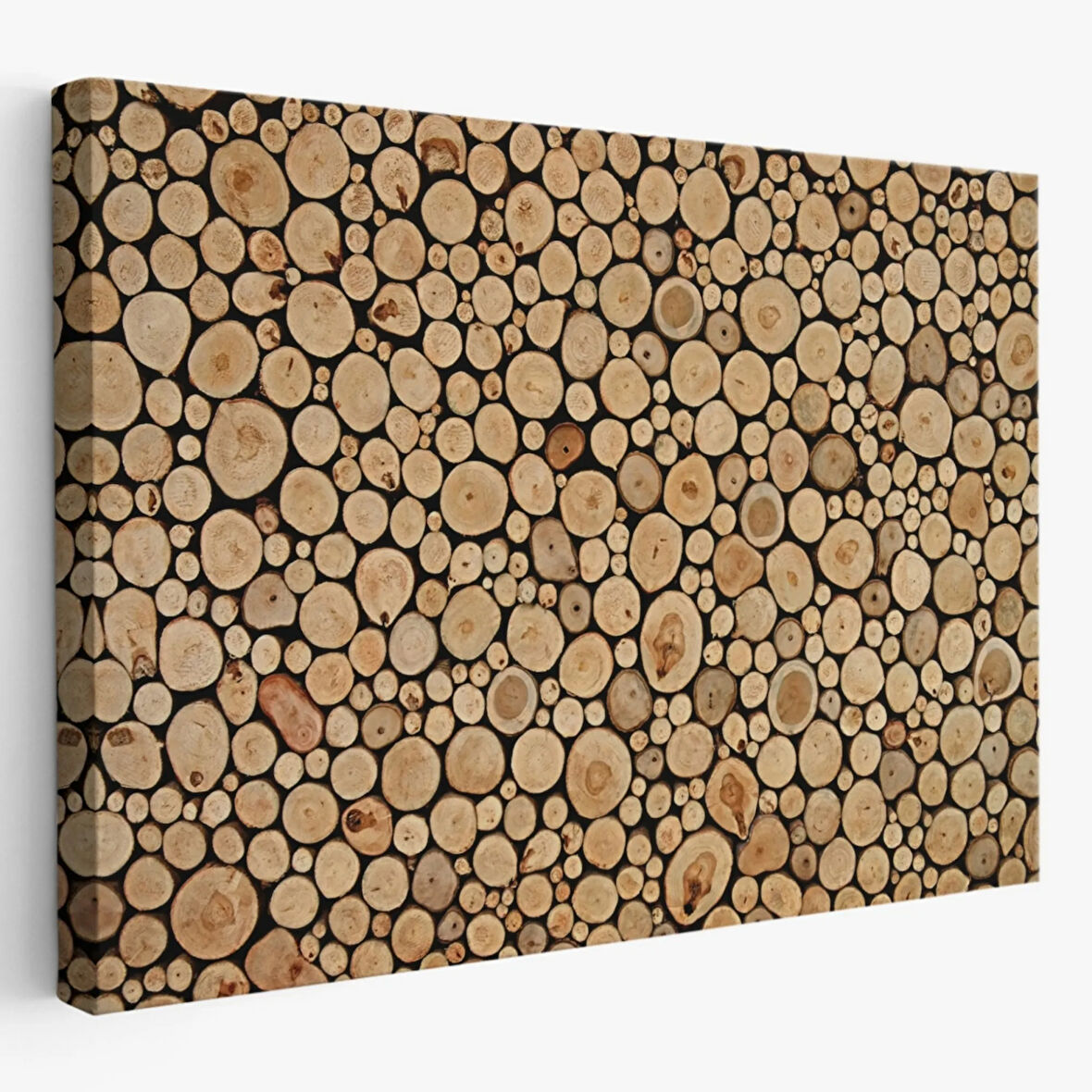 Odunlar ve Kütükler Dekoratif Kanvas Tablo, Duvar Dekoru 5077