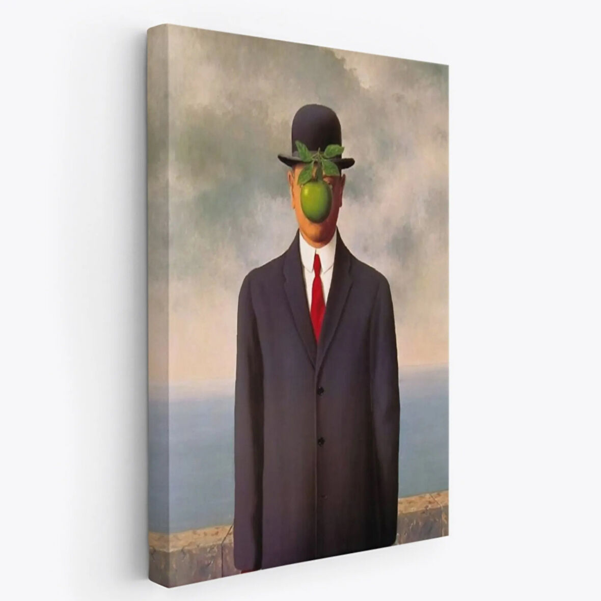 Adamın Oğlu Eseri Renee Magritte Dekoratif Kanvas Tablo, Duvar Dekoru 5132