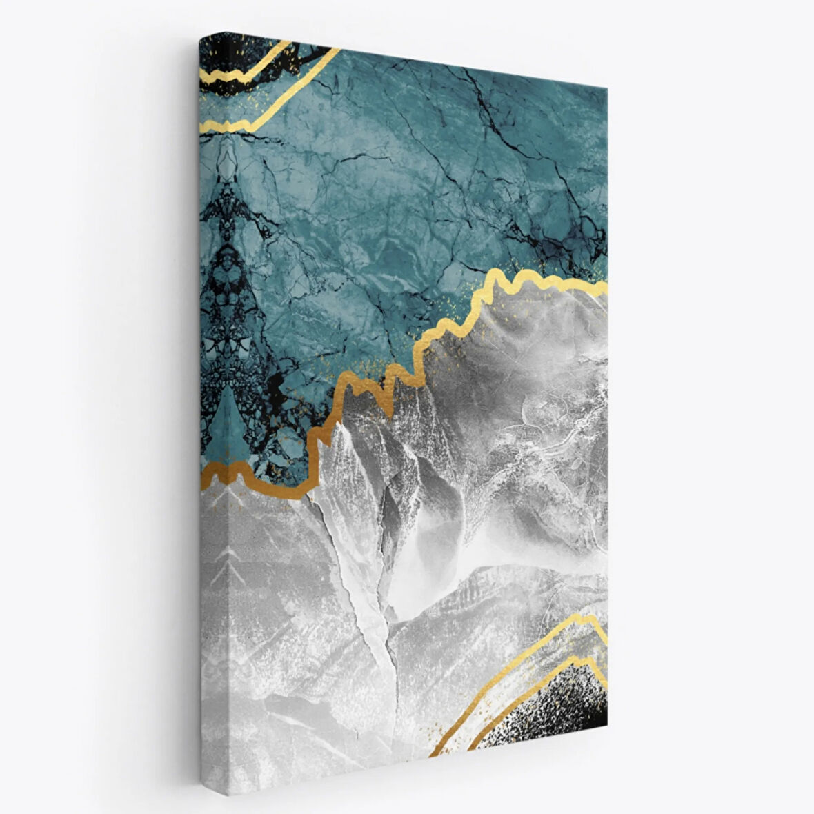 Mermer Desen Dekoratif Kanvas Tablo, Duvar Dekoru 5174