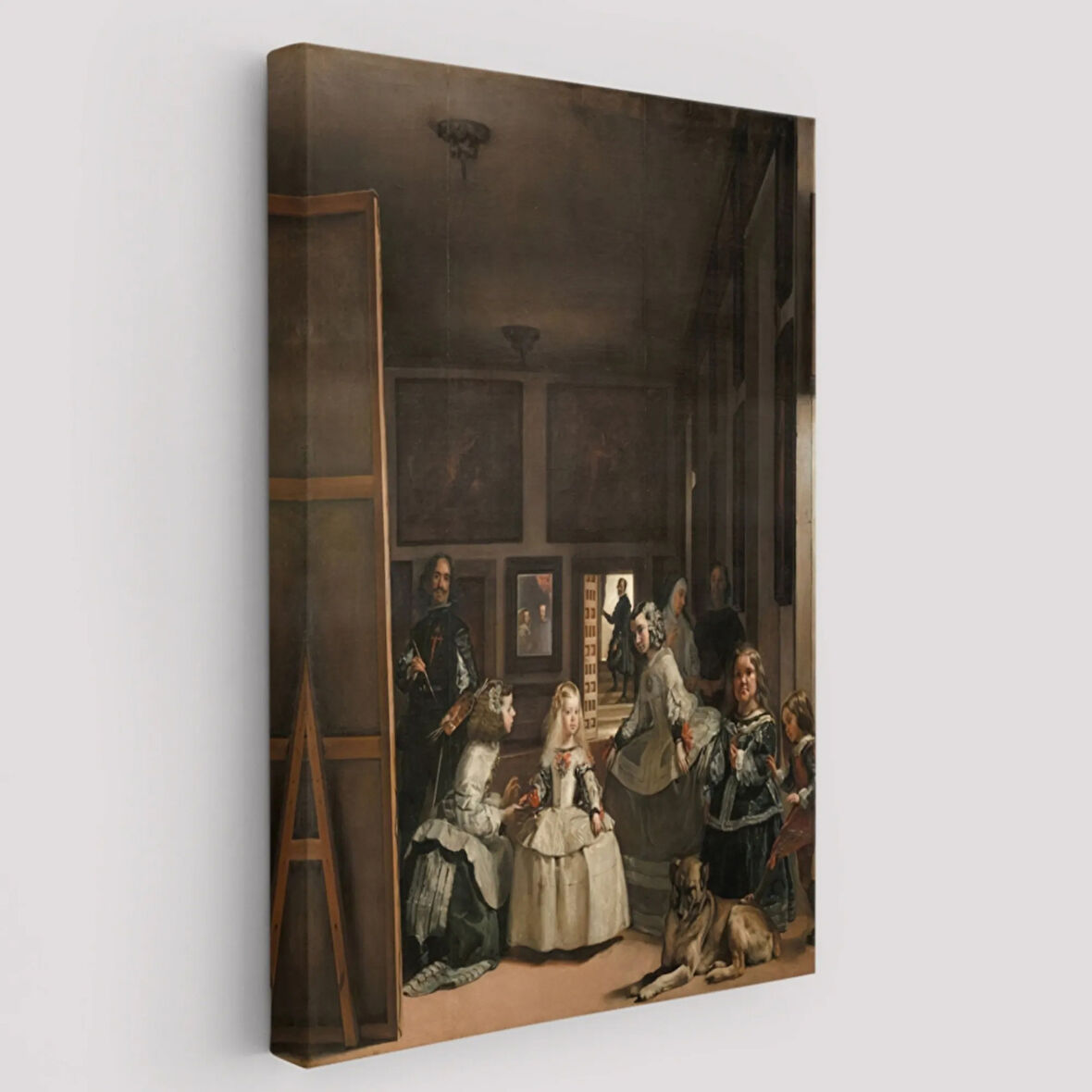 Klasik Sanat Tablo Las Meninas-Diego Velázquez Dekoratif Kanvas Tablo, Duvar Dekoru 5243