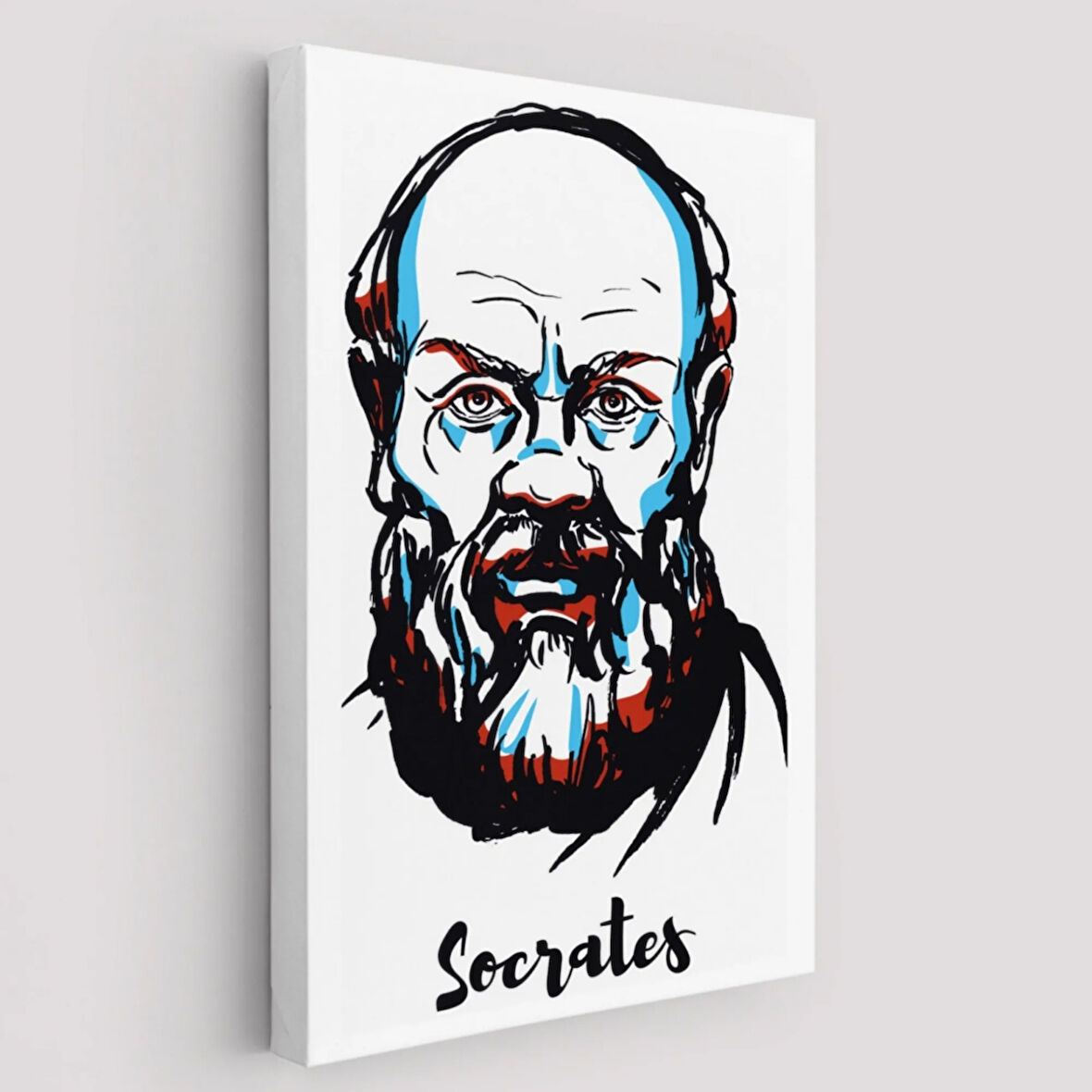 Socrates Filozof Dekoratif Kanvas Tablo, Duvar Dekoru 5969