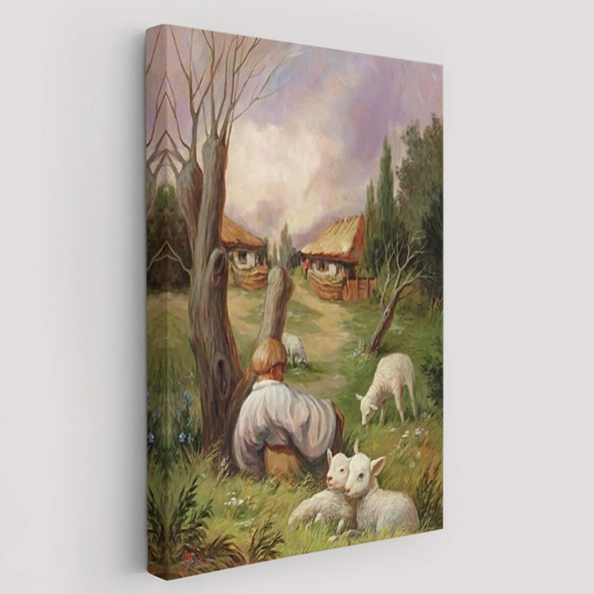 Sürreal Nasıl Bakarsan Öyle Görürsün Dekoratif Kanvas Tablo, Duvar Dekoru 6226