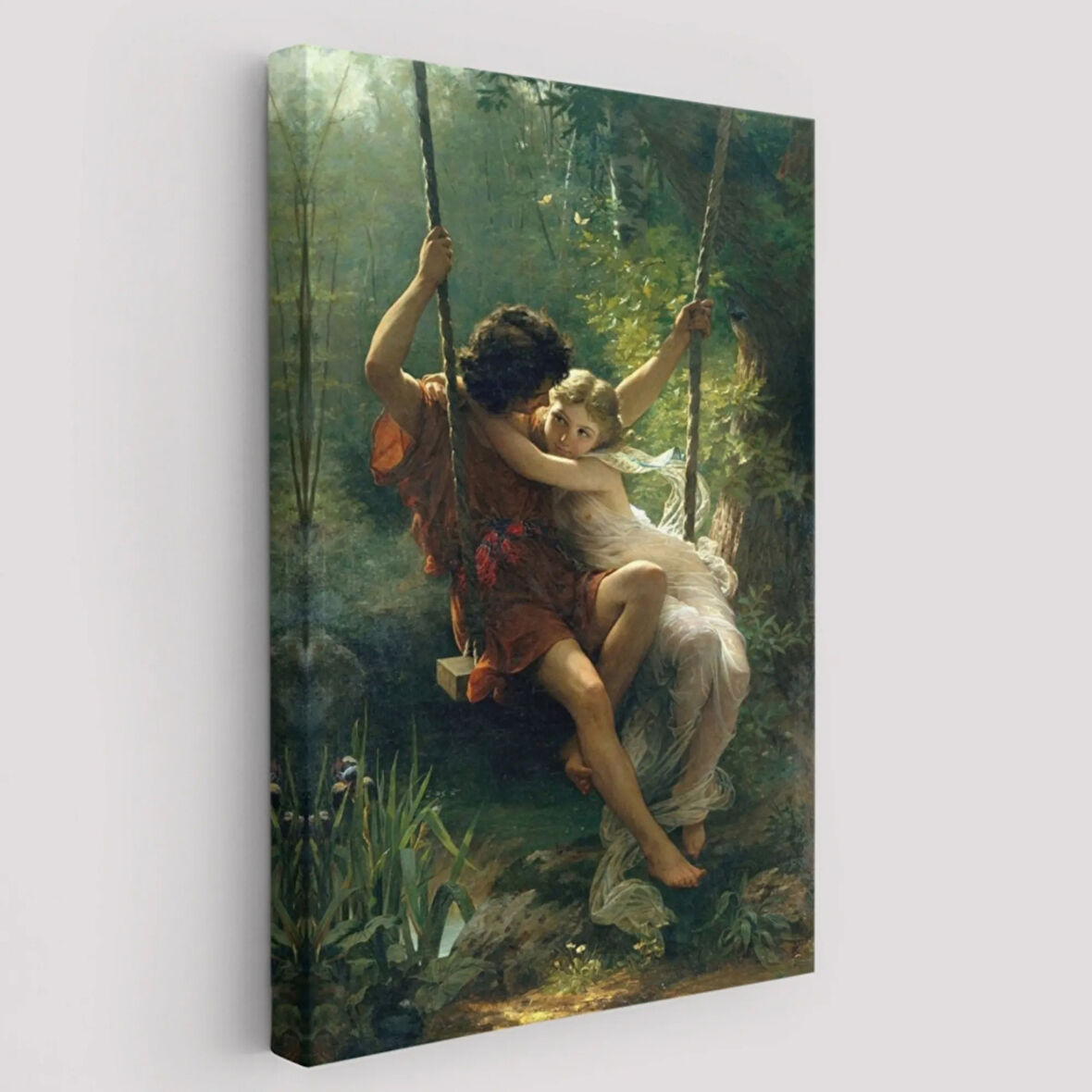 İlkbahar  Eseri Pierre Auguste Cot Dekoratif Kanvas Tablo, Duvar Dekoru 6355