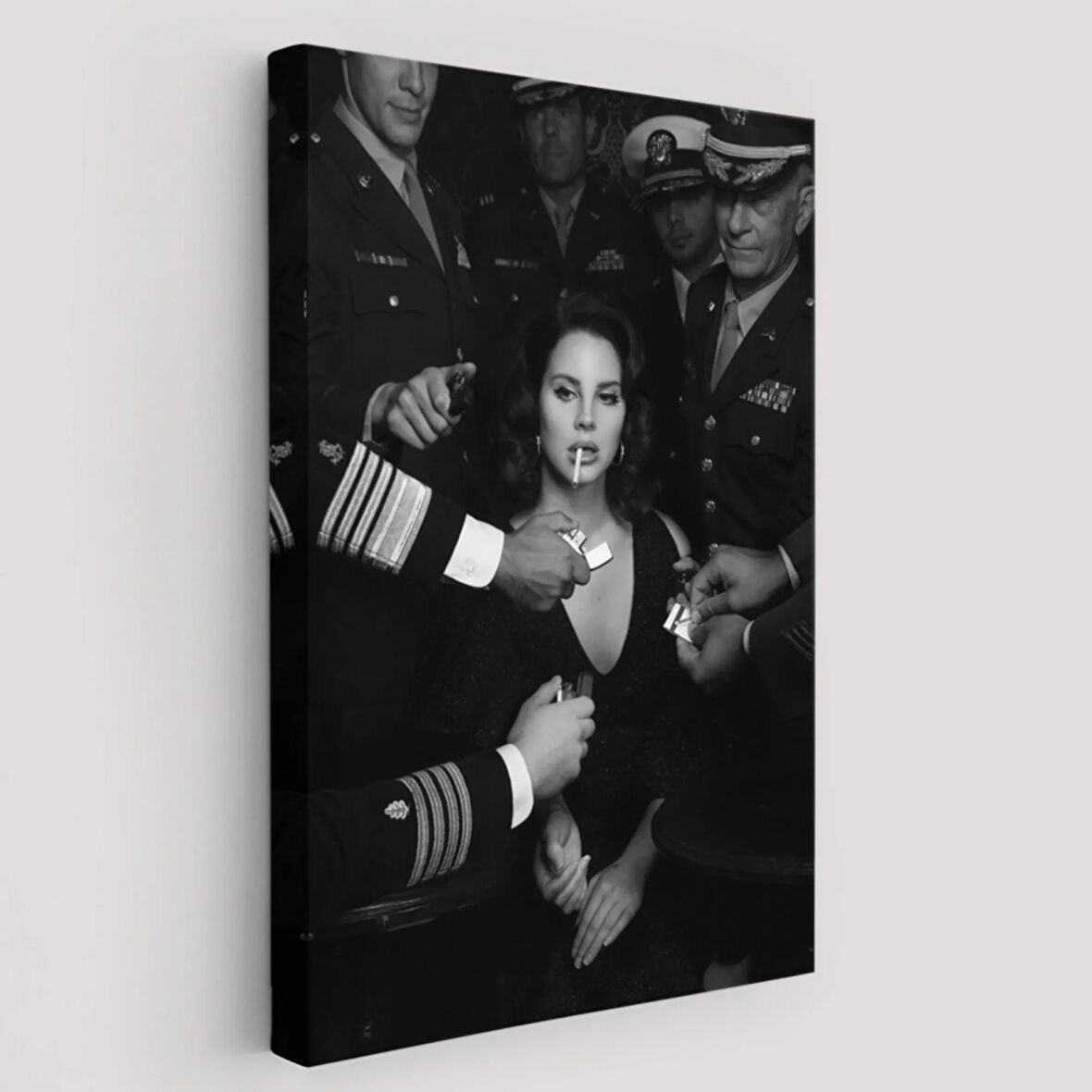 Lana Del Rey ve Güzelliği Dekoratif Kanvas Tablo, Duvar Dekoru 6372