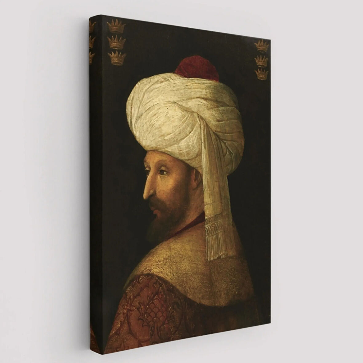 Fatih Sultan Mehmed Han Portresi Dekoratif Kanvas Tablo, Duvar Dekoru 6409