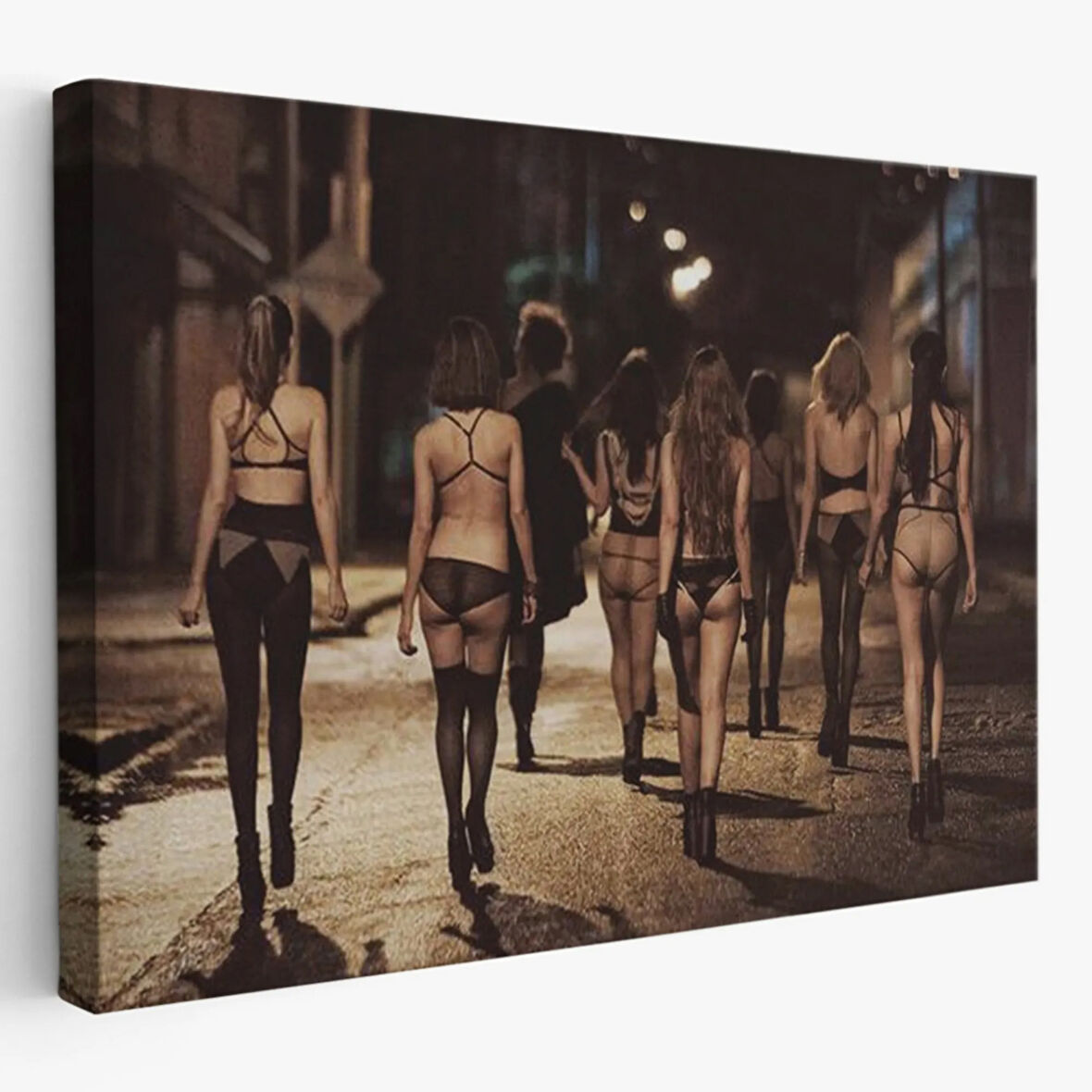 Street Women Sokak Kadınları Dekoratif Kanvas Tablo, Duvar Dekoru 6554