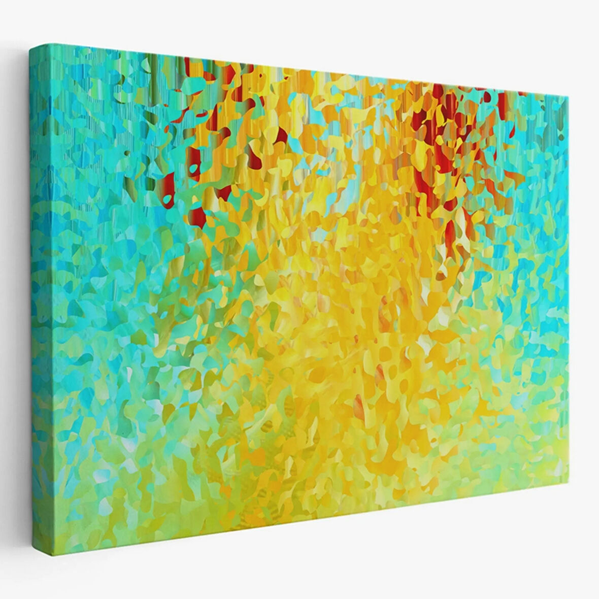 Renklerin Ahengi Sürreal Dekoratif Kanvas Tablo, Duvar Dekoru 6636