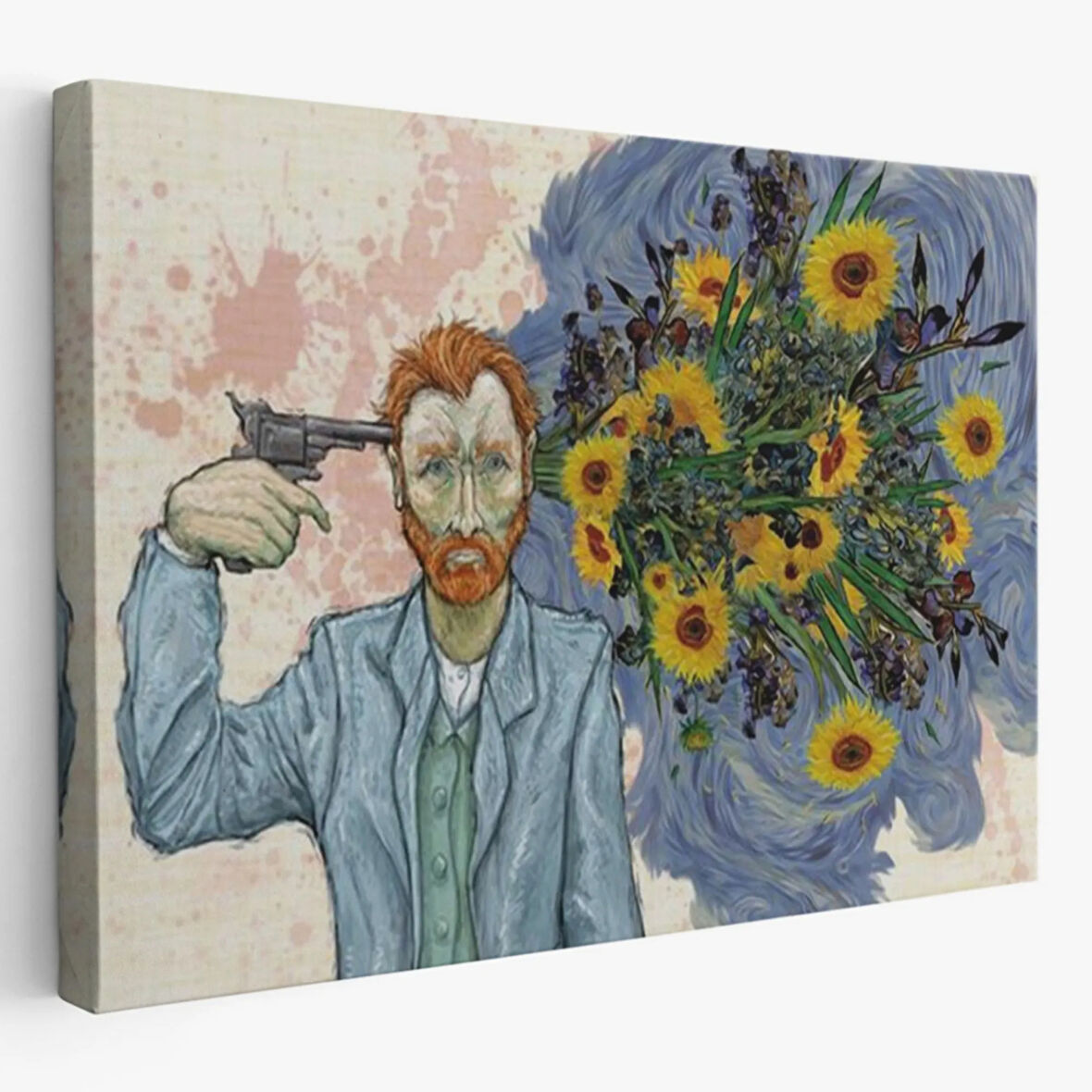 İntahar Eseri Vincent van Gogh Gerçeküstü Dekoratif Kanvas Tablo, Duvar Dekoru 6659