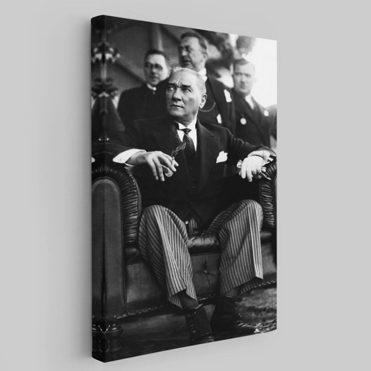 Mustafa Kemal Atatürk Portresi Dekoratif Kanvas Tablo, Duvar Dekoru CŞ71