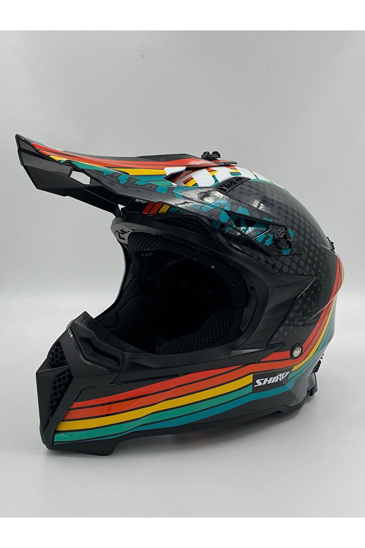 SHİRO - MX OFF ROAD ATACAMA DUNE GRAFİK - MOTOSİKLET KASKI 2XL