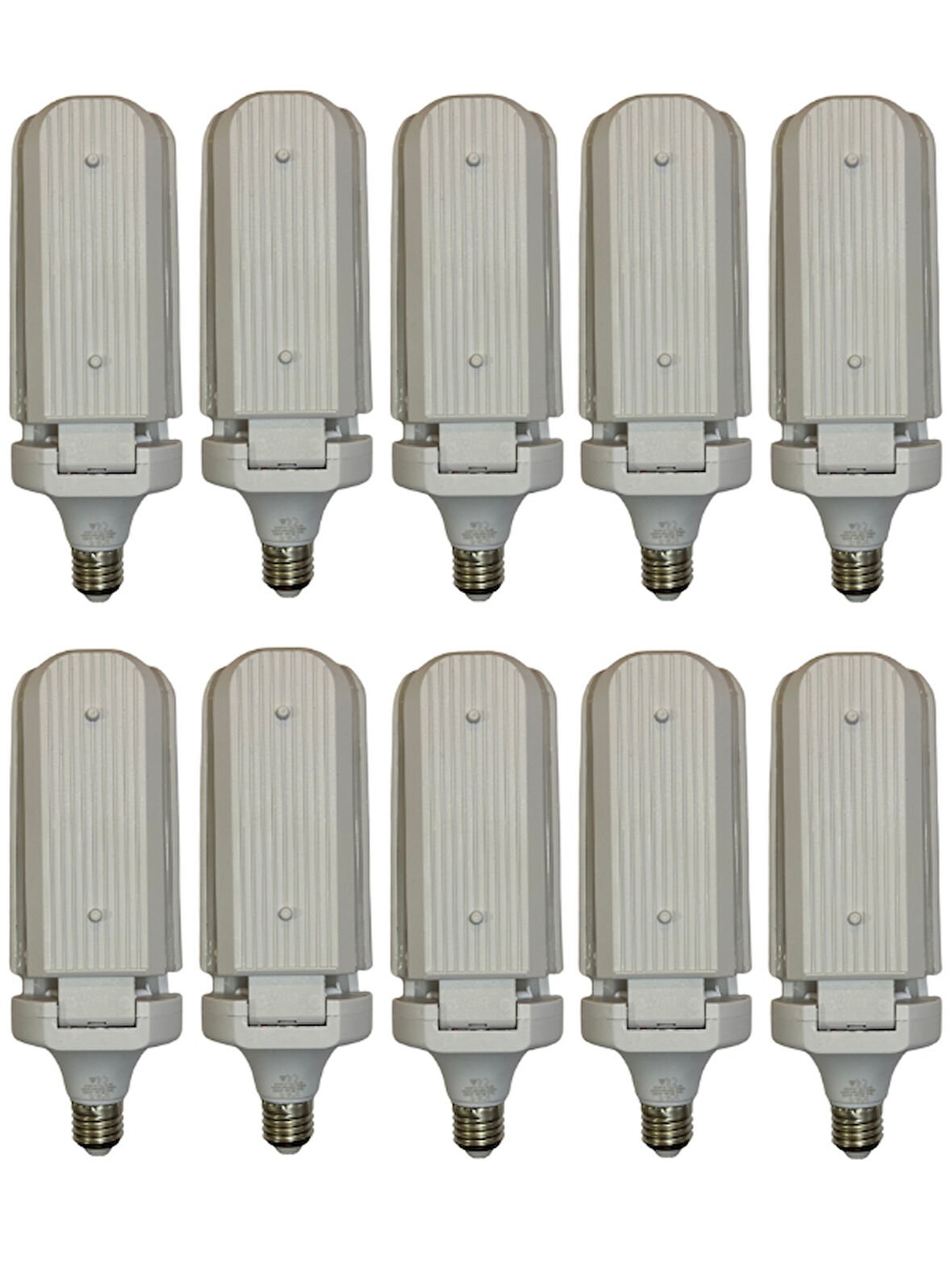 (10 Adet) Sorti 30W (270W) Beyaz Işık E27 Duylu (Kalın Duy) Led Pervane Ampul