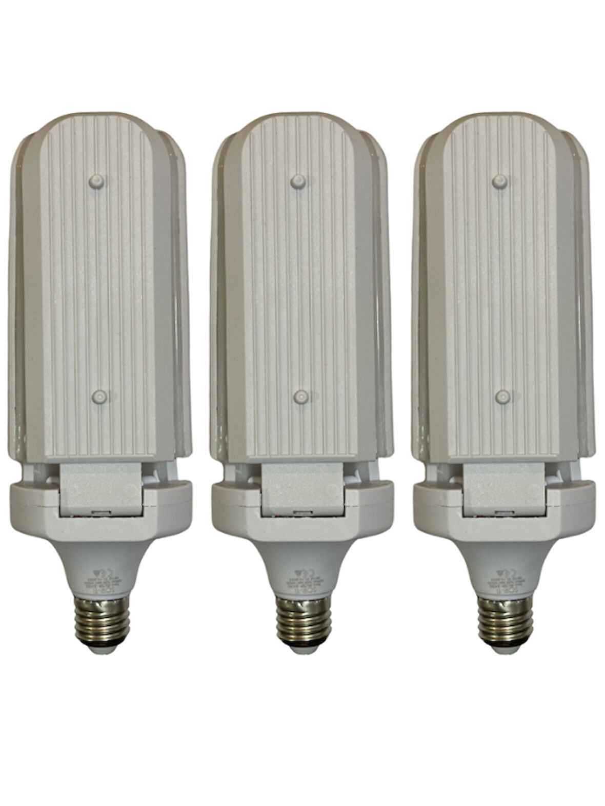 (3 Adet) Sorti 30W (270W) Beyaz Işık E27 Duylu (Kalın Duy) Led Pervane Ampul
