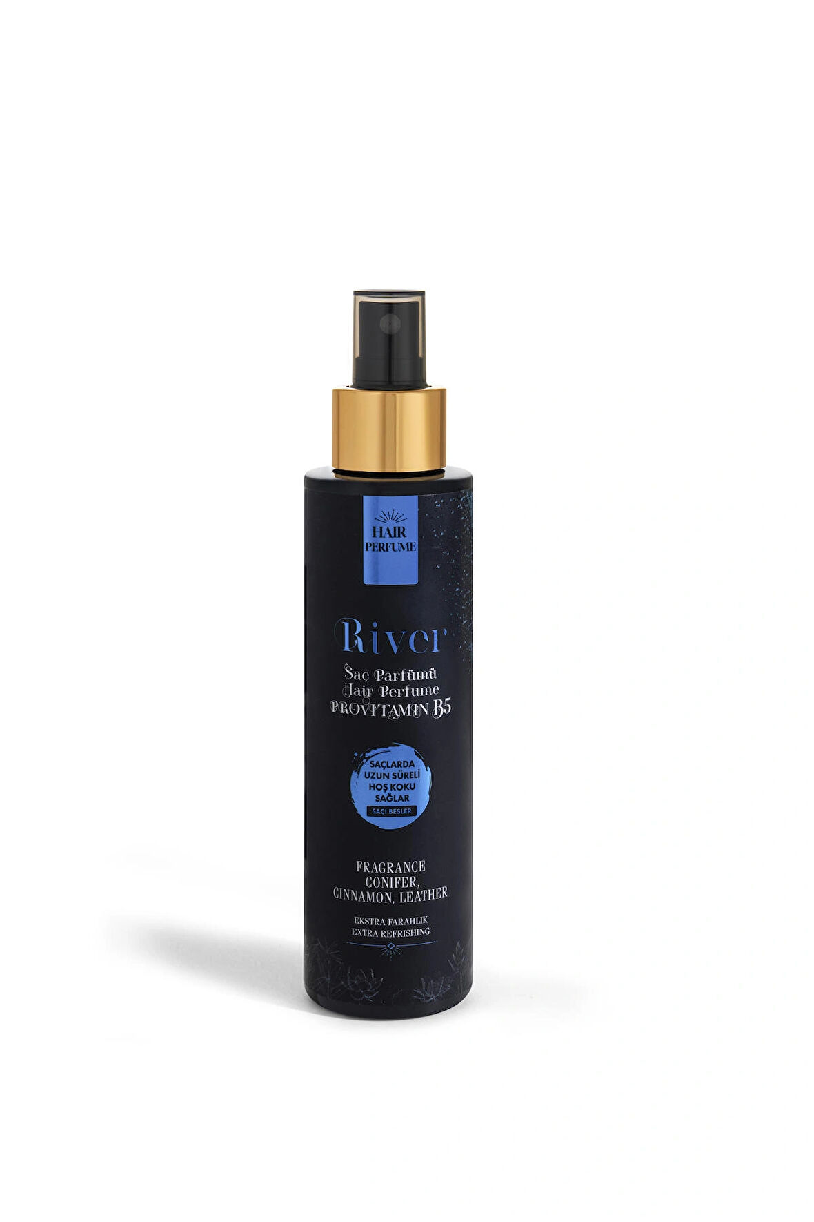 River Saç Parfümü- Çiçek ve Pudramsı  Koku Provitamin B5 İçerikli 150 ml Unisex