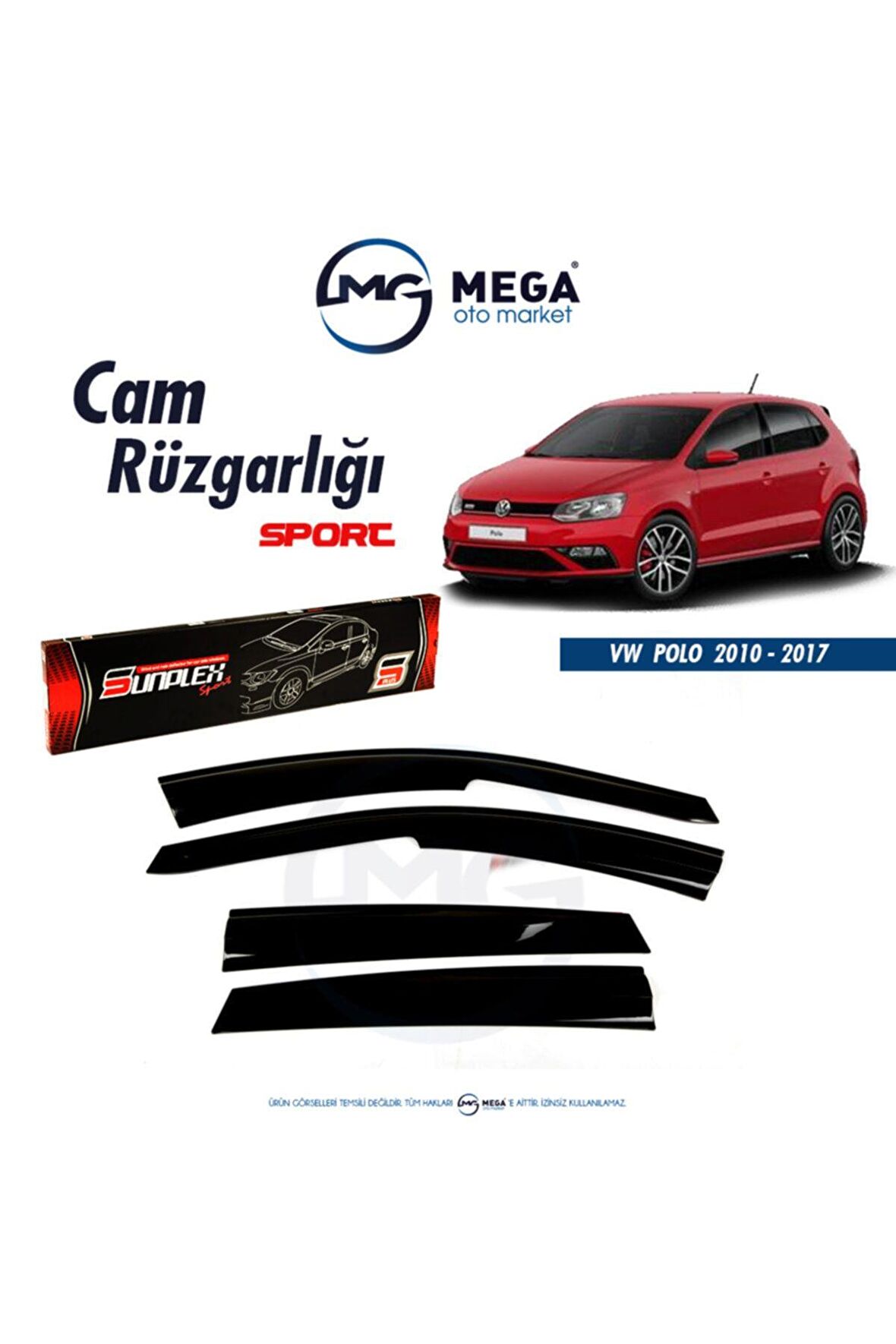 Ww Polo 2010-2017 Cam Rüzgarlık Mugen Ti?p