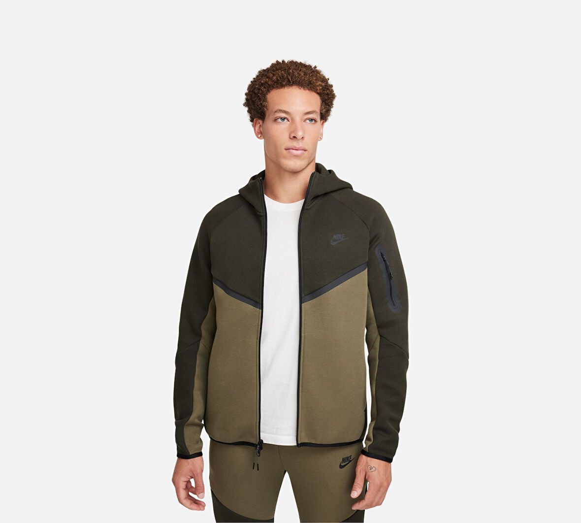 Nike Sportswear Tech Fleece Windrunner SS25 Full-Zip Hoodie Erkek Sweatshirt-SPORTXOUTLET