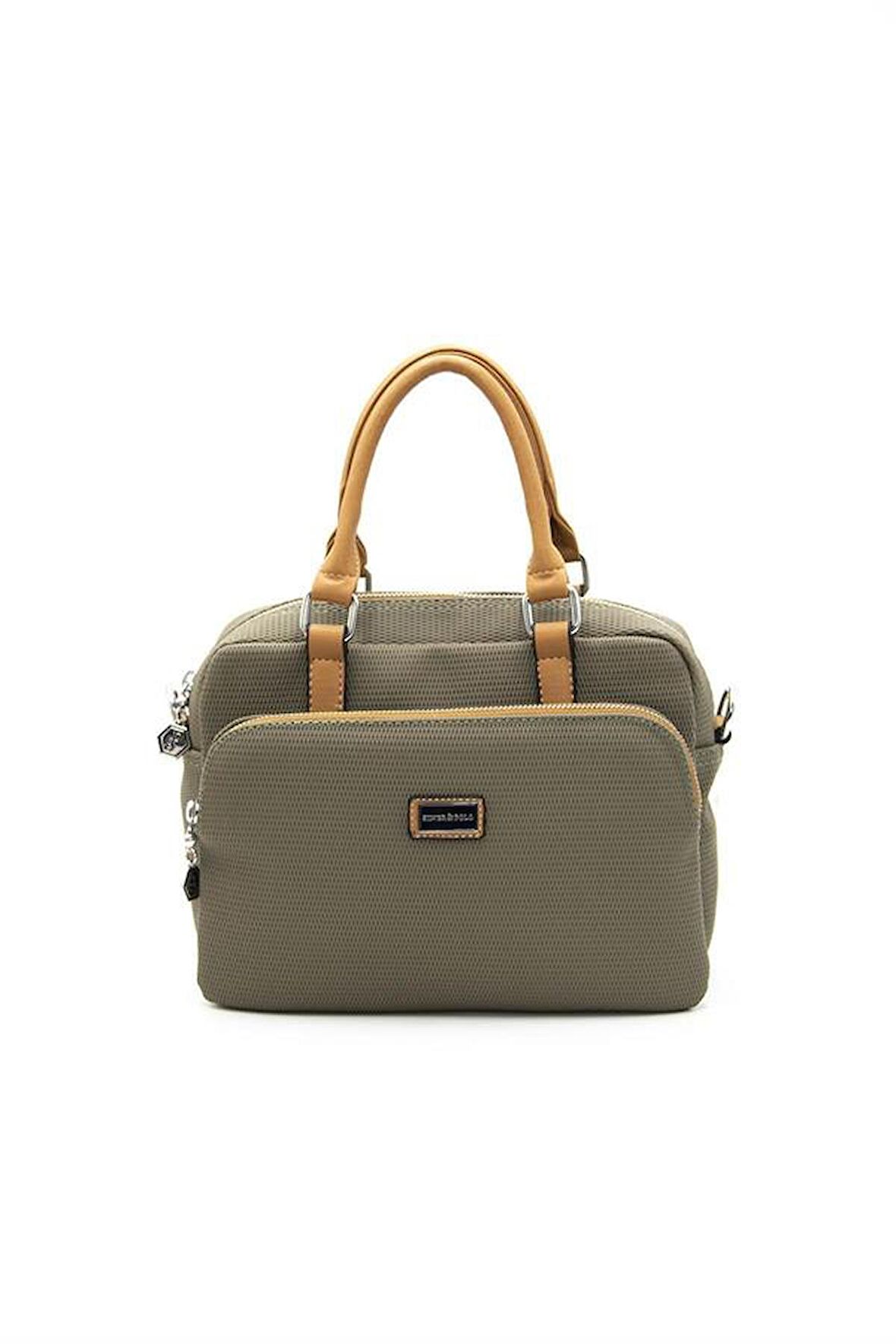 Silver  Polo L.Haki - Taba NV1018 Kadın El Çantası