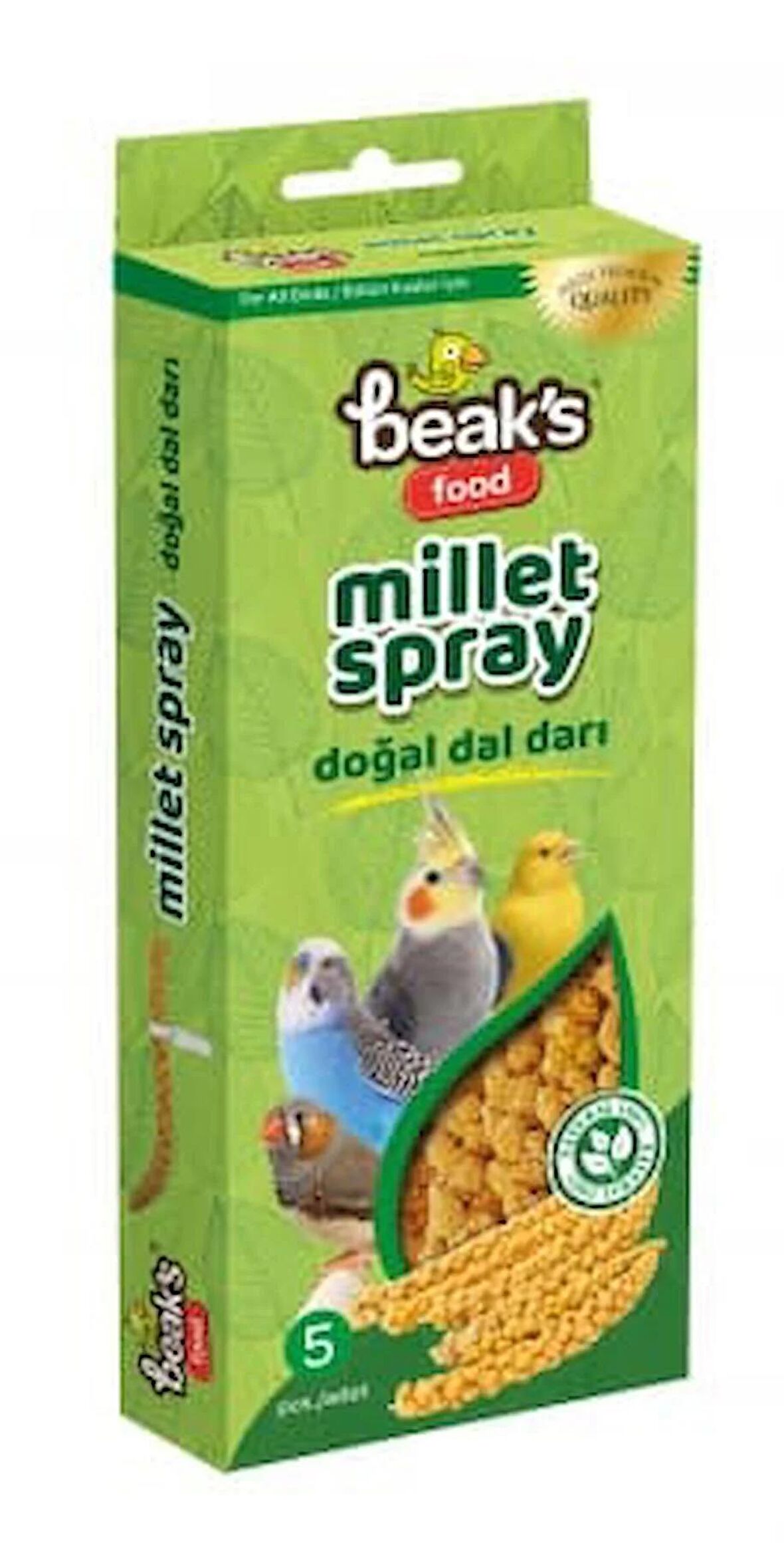 Beaks Sarı Dal Darı 5 adet 115gr