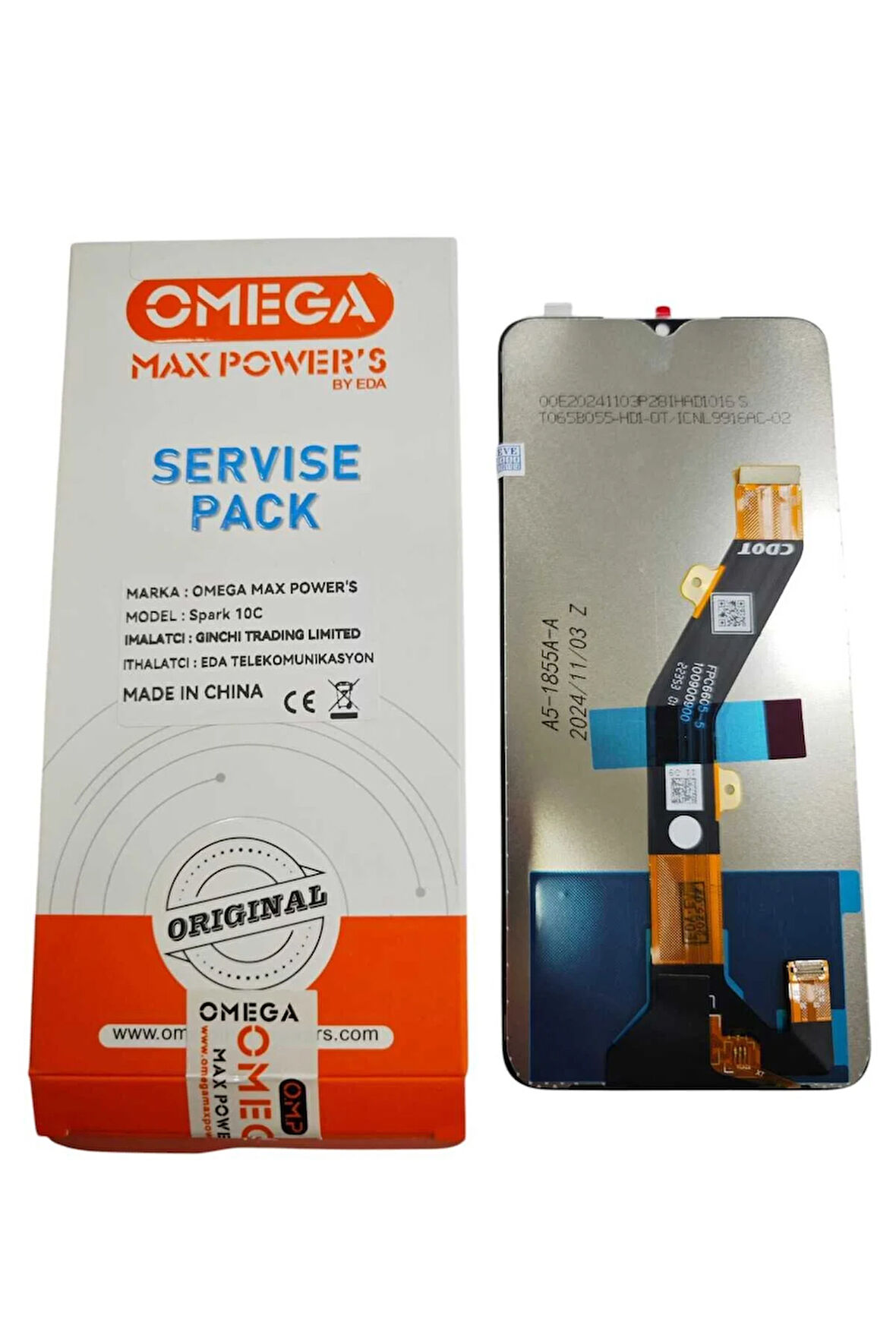 TECNO SPARK 10C UYUMLU LCD EKRAN DOKUNMATİK FULL SET