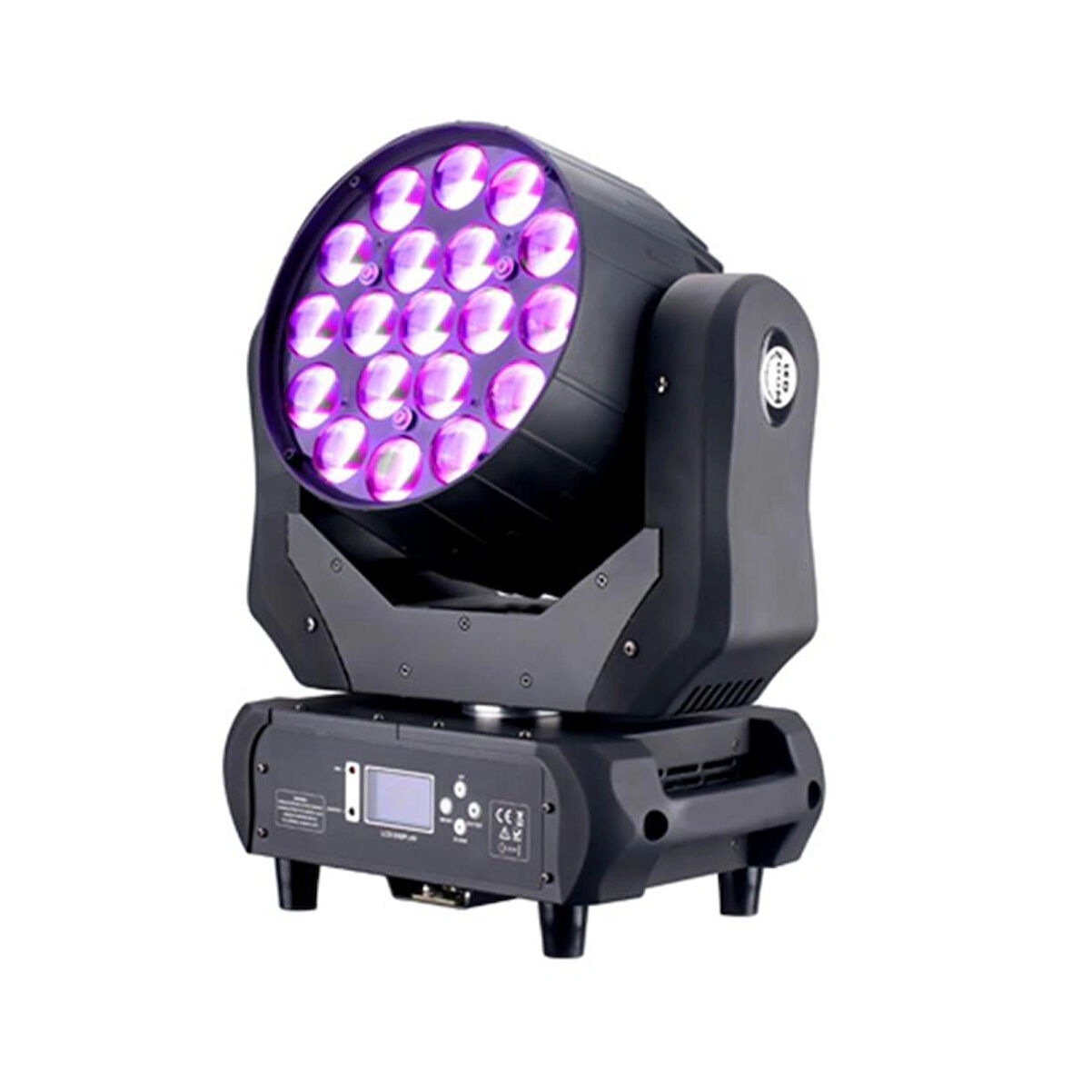 Dmx Pro SPB014 19x12W RGBW Wash LED Moving Head | Sahne Işığı | 16 Kanal Zoom Özellikli Profesyonel Işık Sistemi