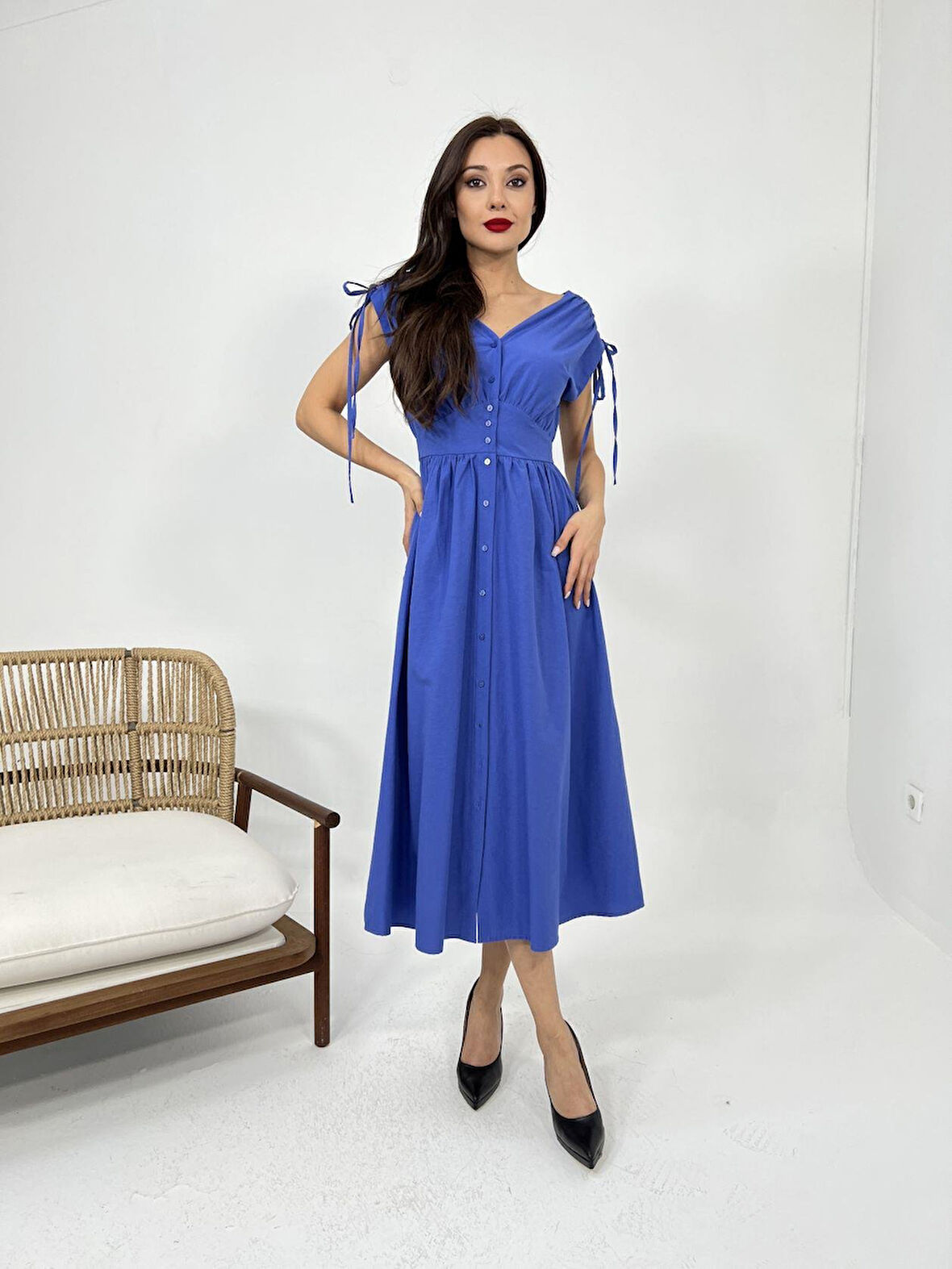 SUPPLİERBY 5486 ELBİSE-MOR