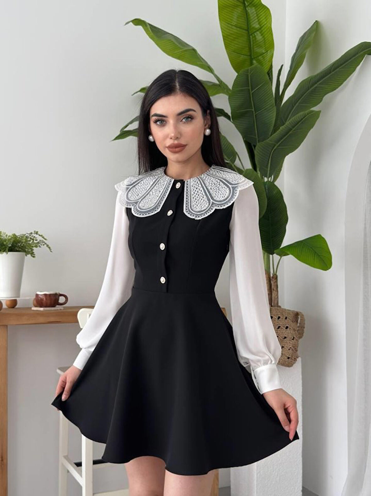 SUPPLİERBY Asıo Bebe Yaka Elbise
