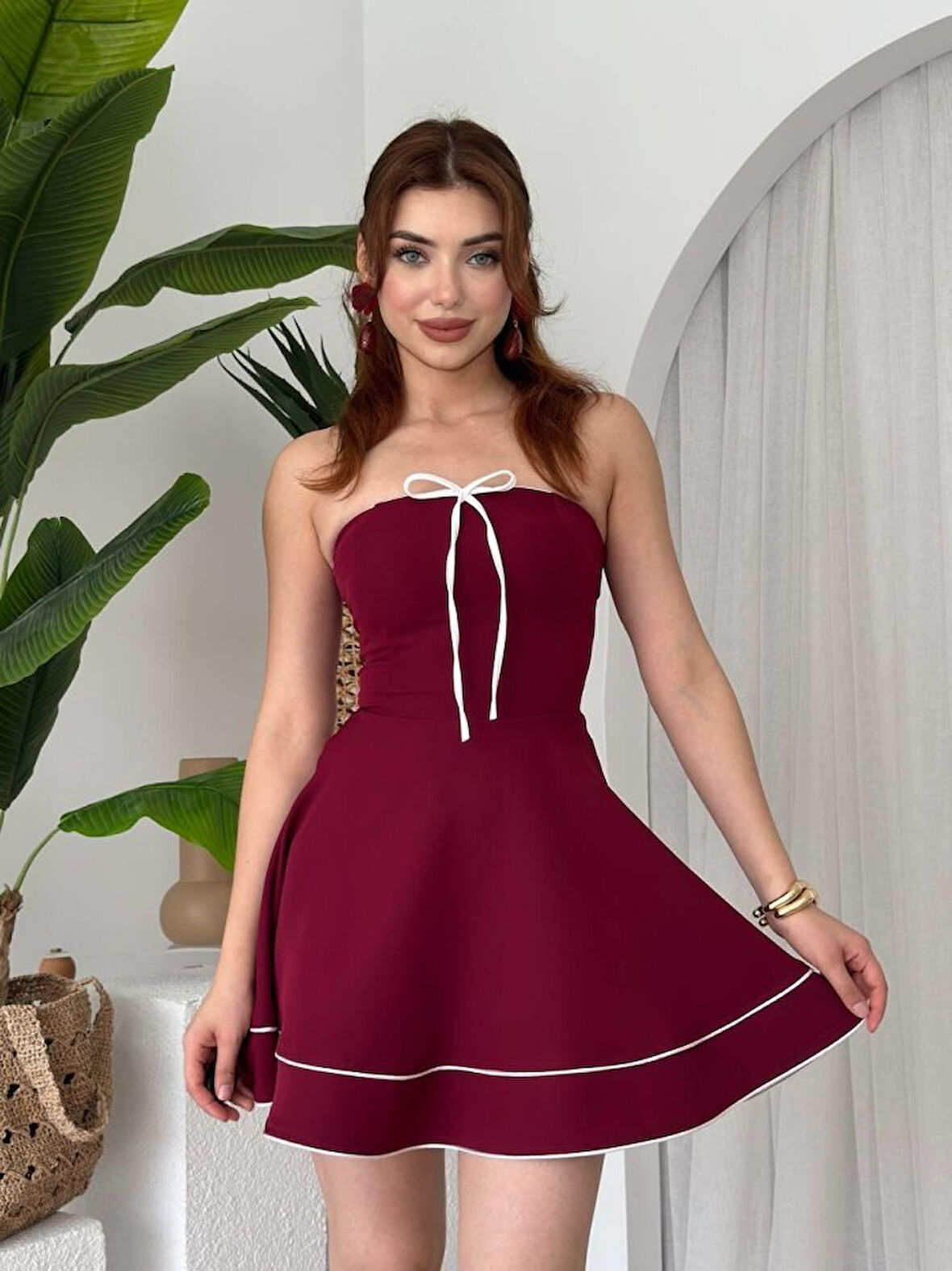 SUPPLİERBY Yuna Straplez Elbise