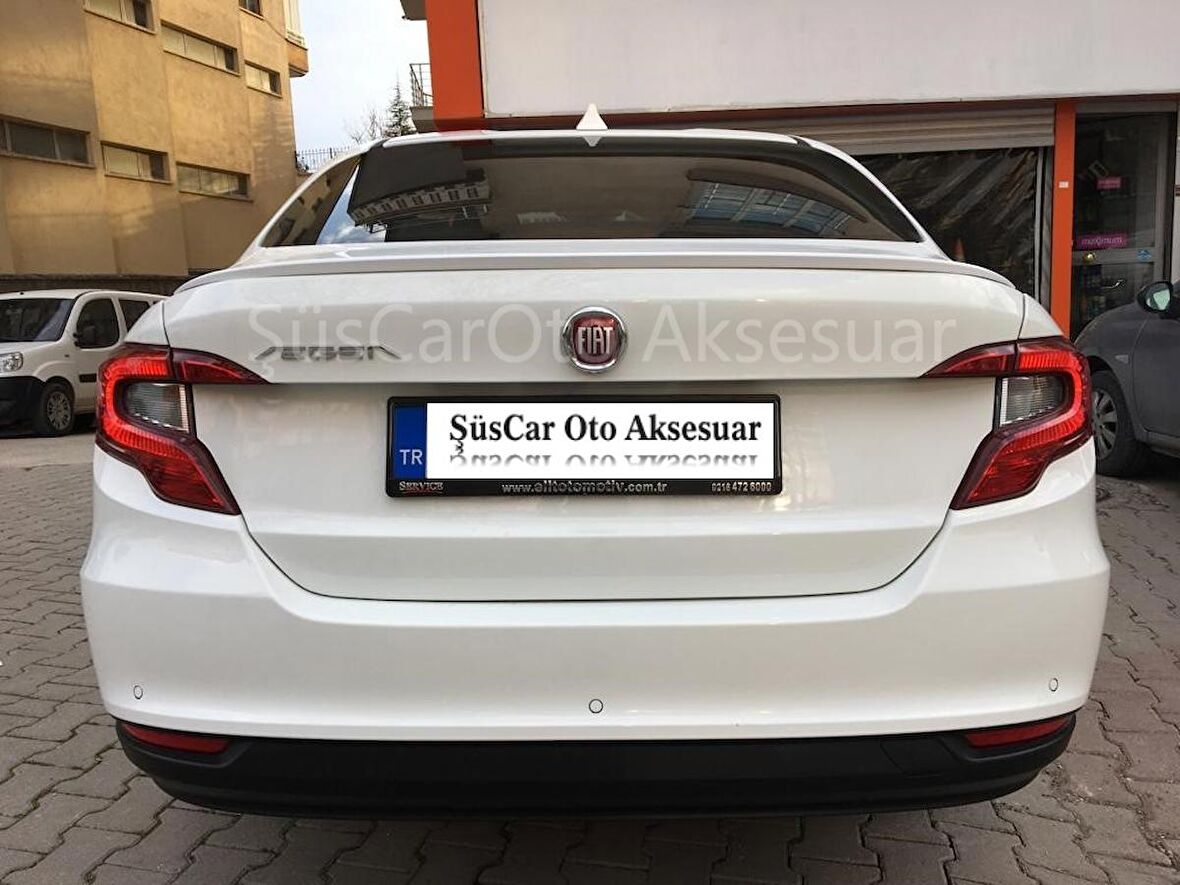 Fiat Egea Bagaj Üstü Slim Spoiler Parlak Beyaz