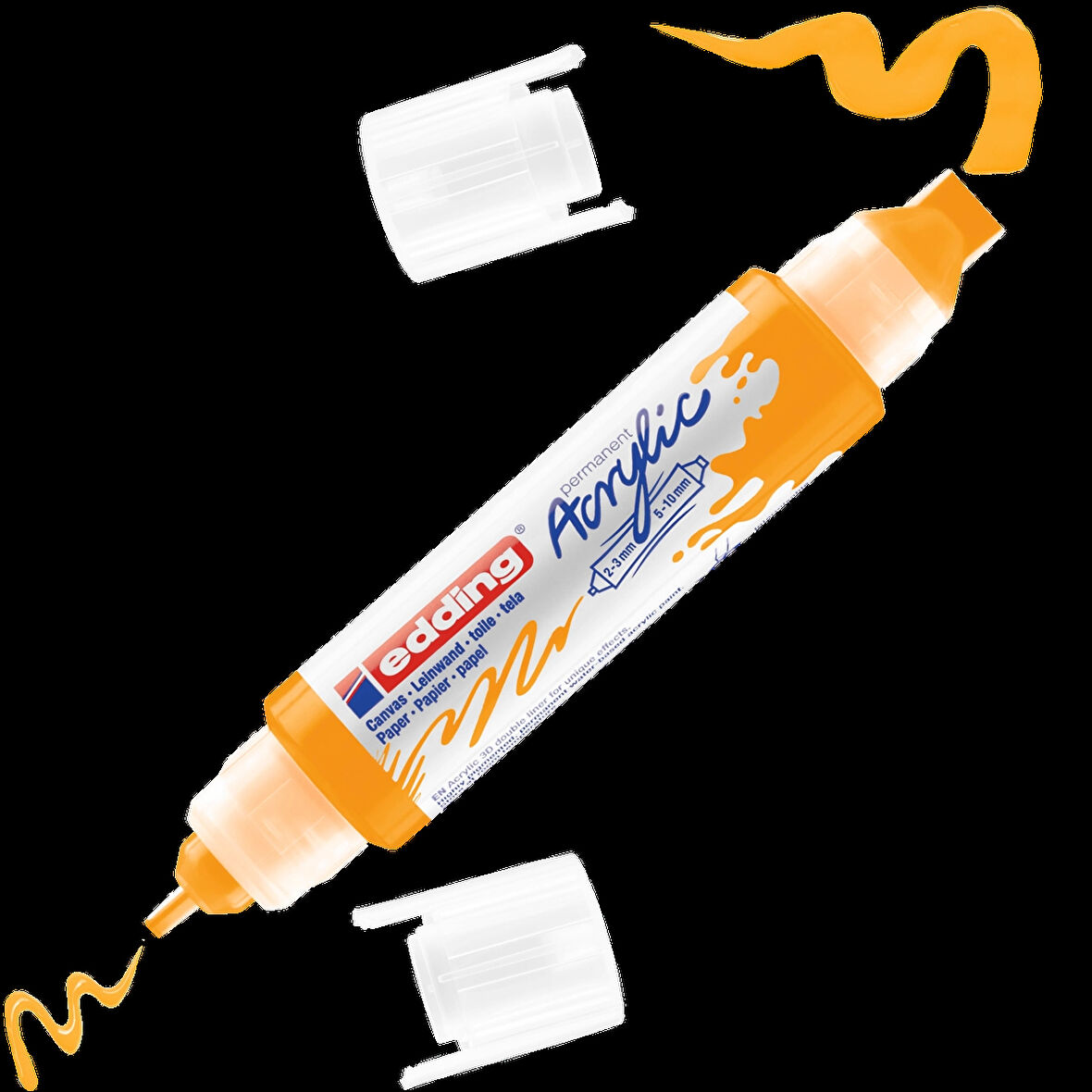 Supertrend 5400 Akrilik Boyama Markörü 3D Double Liner GÜNEŞ SARISI