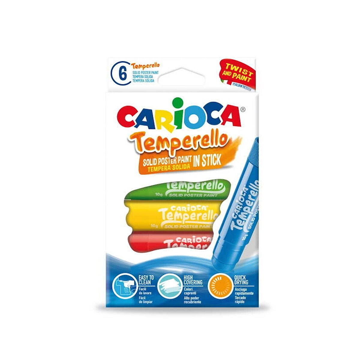 Supertrend Temperello Stick Poster Boyama Kalemi 6 Renk