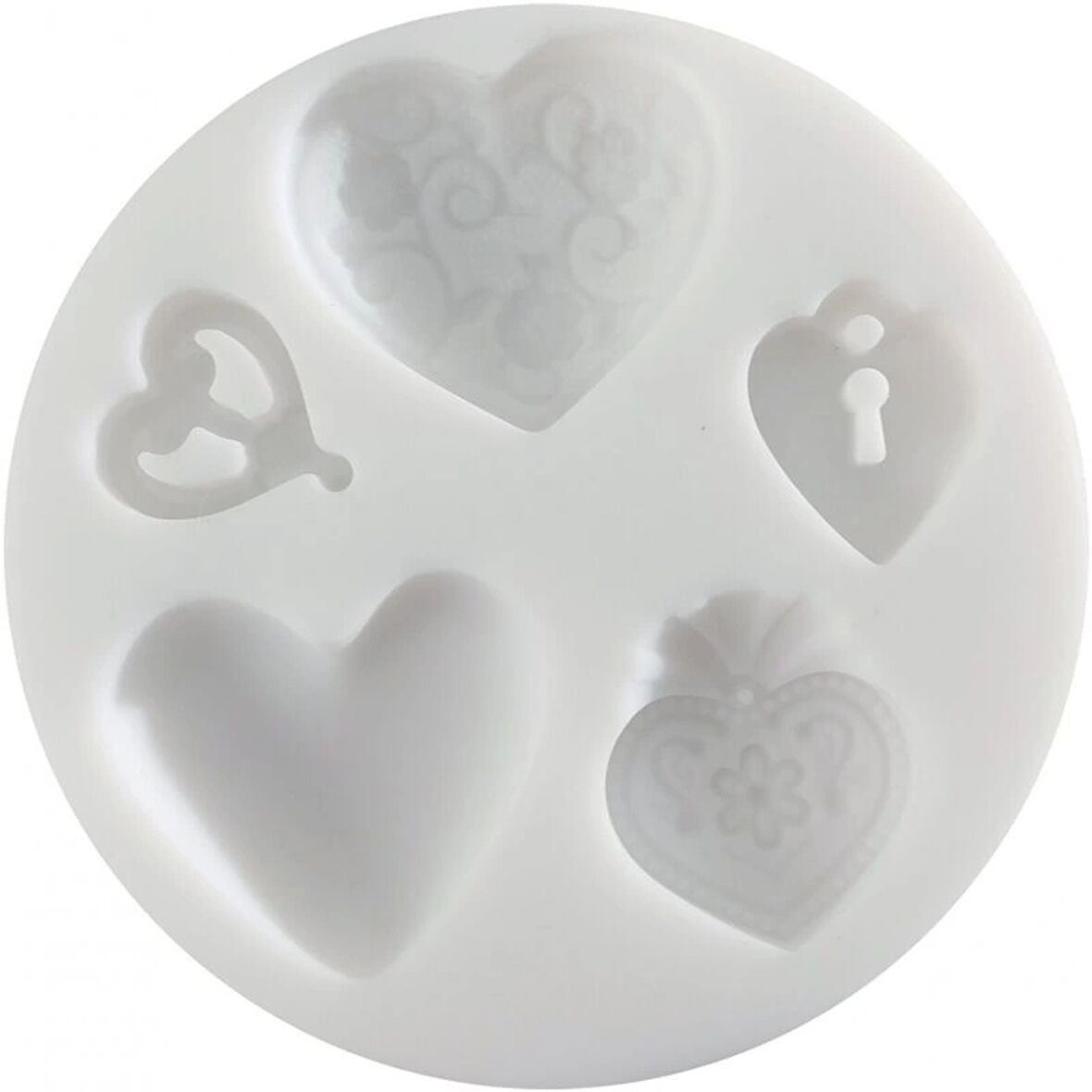 Supertrend Silicone Mould Silikon Polimer Kil Kalıbı HEARTS