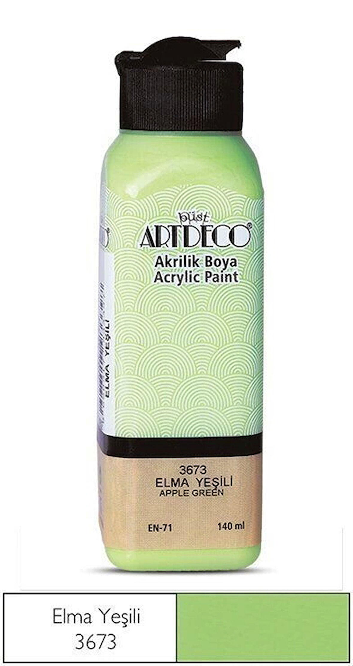 Supertrend Akrilik Boya 140 ml. 3673 ELMA YEŞİLİ