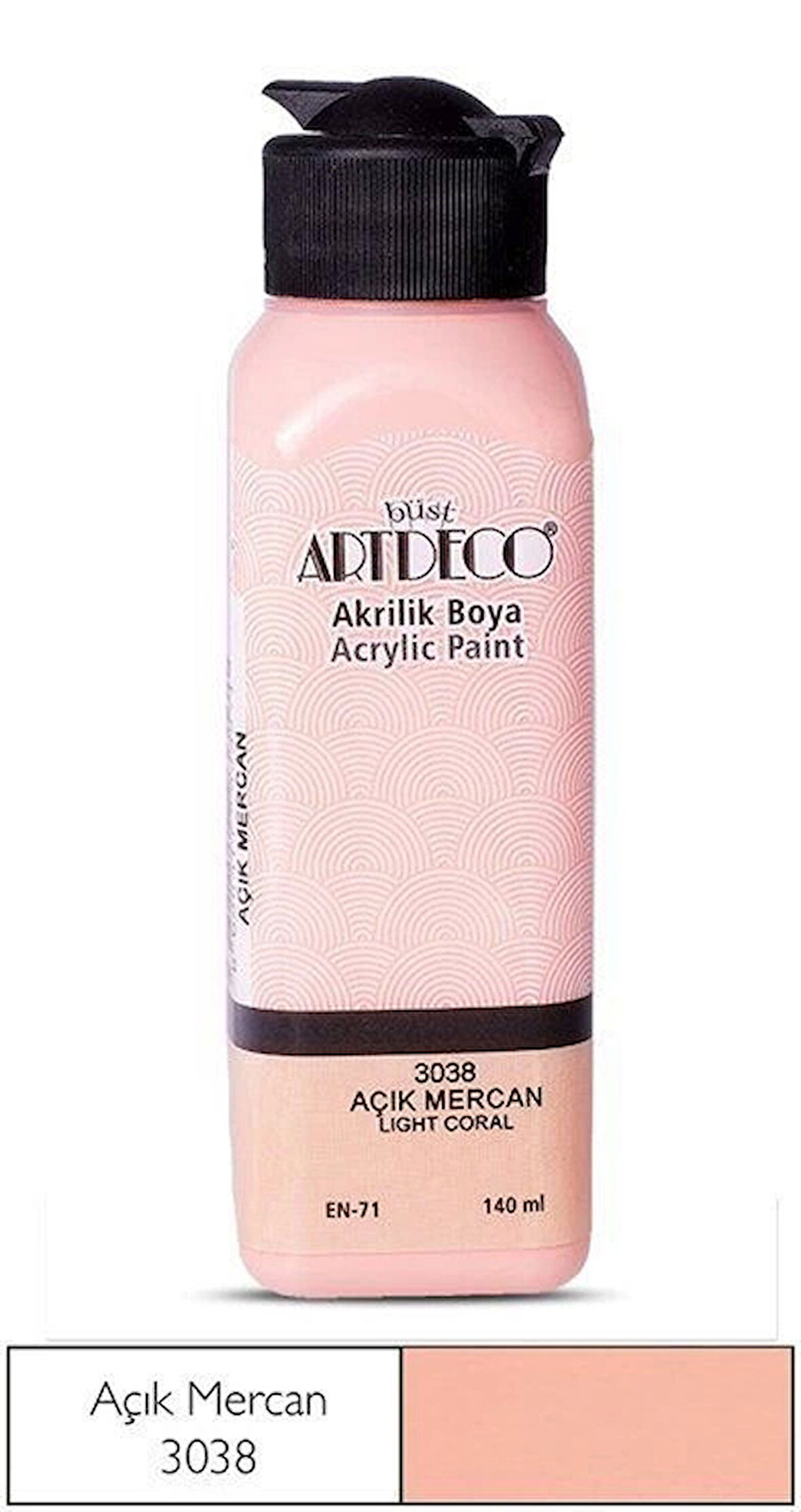 Supertrend Akrilik Boya 140 ml. 3038 AÇIK MERCAN