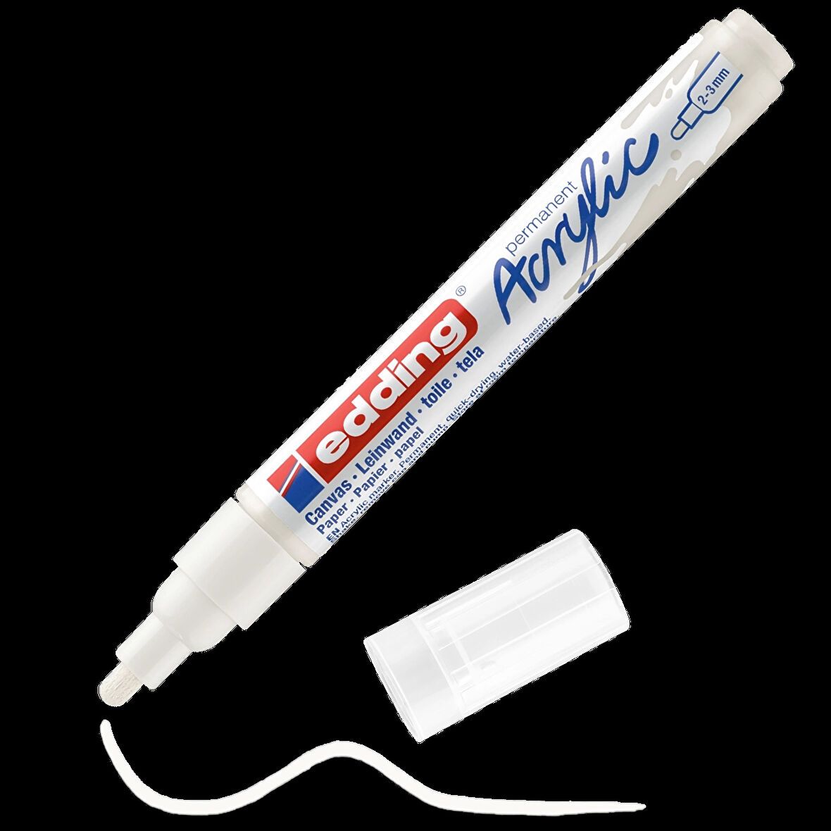 Supertrend 5100 Akrilik Boyama Markörü 2-3 mm TRAFİK BEYAZ