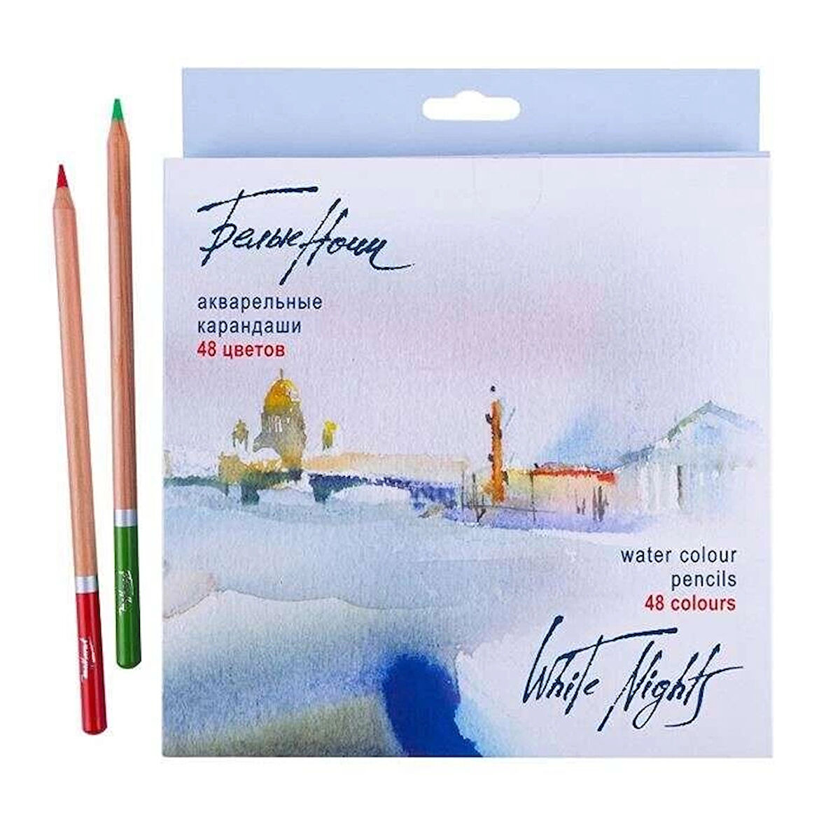 Supertrend White Nights Aquarell Sulu Boya Kalemi Seti 48 Renk