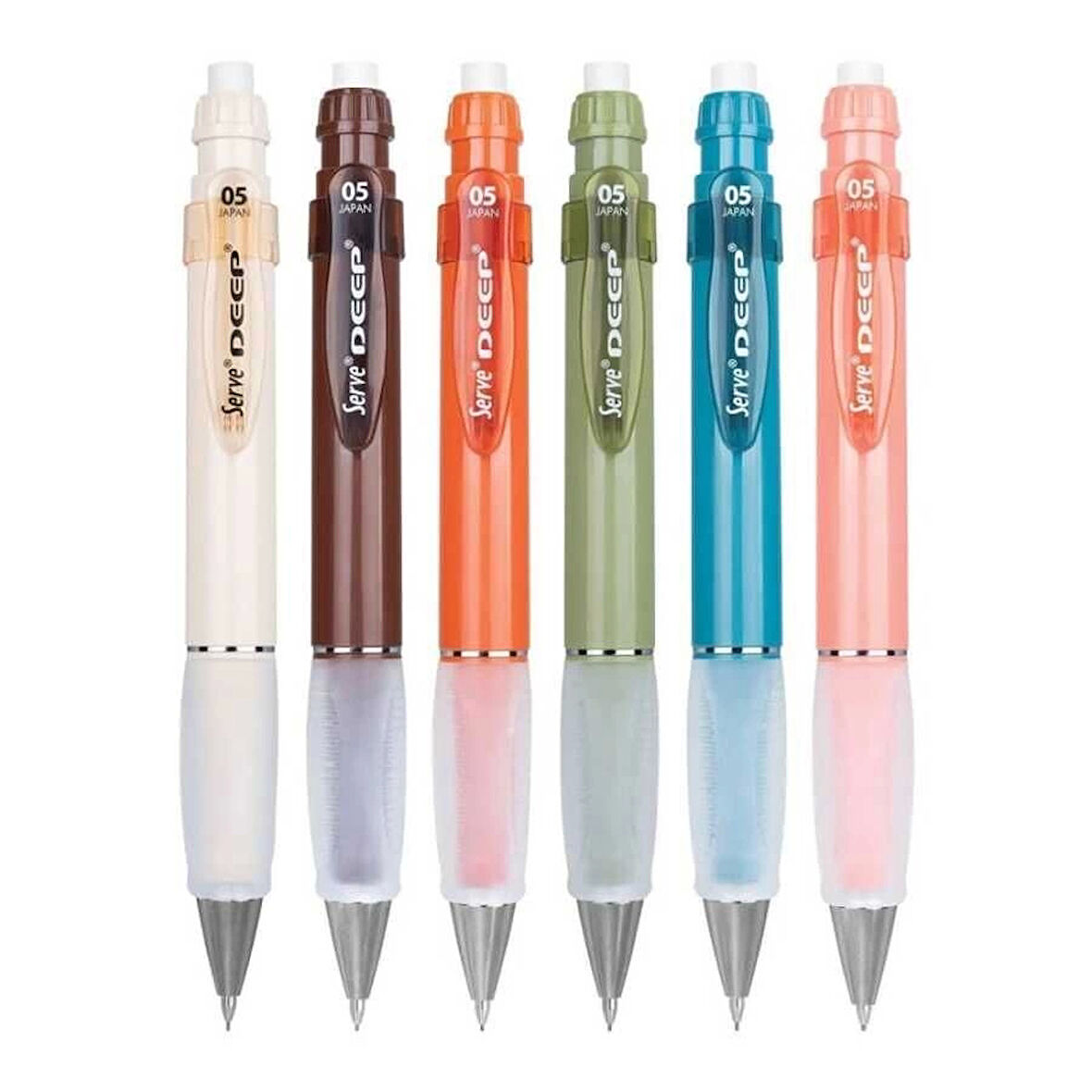 Supertrend Deep 0.5 mm Mekanik Versatil Kalem Toprak Tonları 6'lı Set