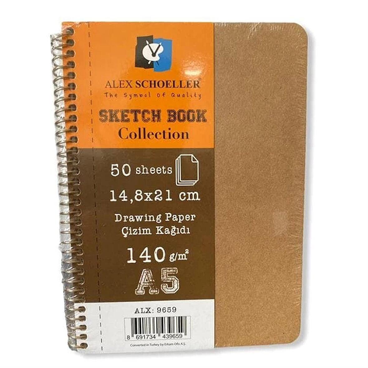 Supertrend Sketchbook Sert Supertrendt Kapak Spiralli Eskiz Çizim Defteri 140 gr. A5 50 yp.