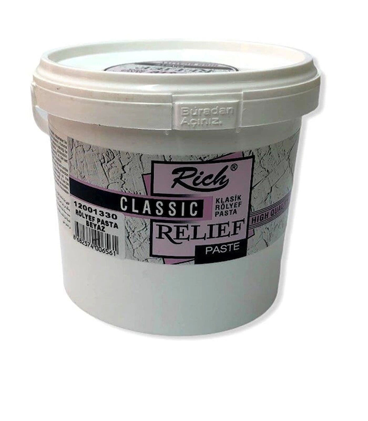 Supertrend Klasik Rölyef Pasta BEYAZ 1200 gr.