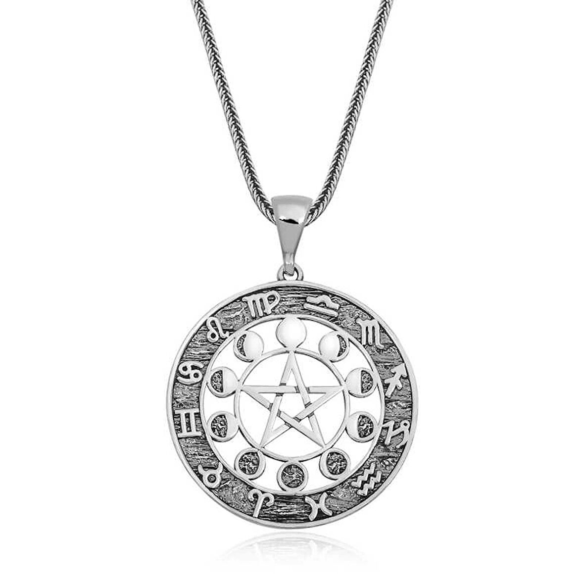 Supertrend ​gümüş 12 Burç Kolye