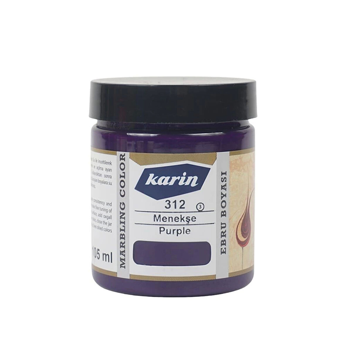 Supertrend Ebru Boyası 105 ml. 312 Menekşe