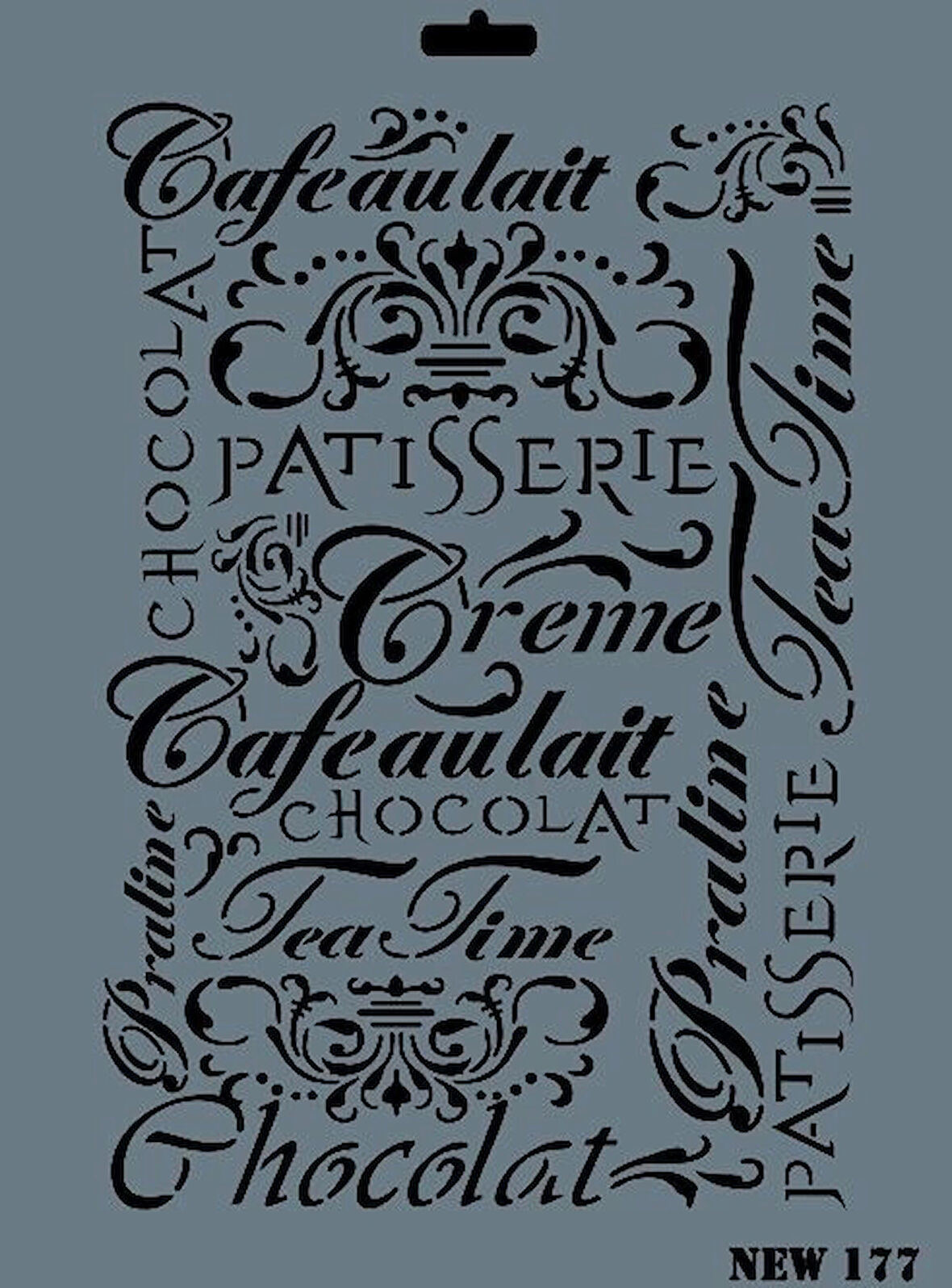 Supertrend Stencil Boyama Şablonu 25x35 cm. NEW-177