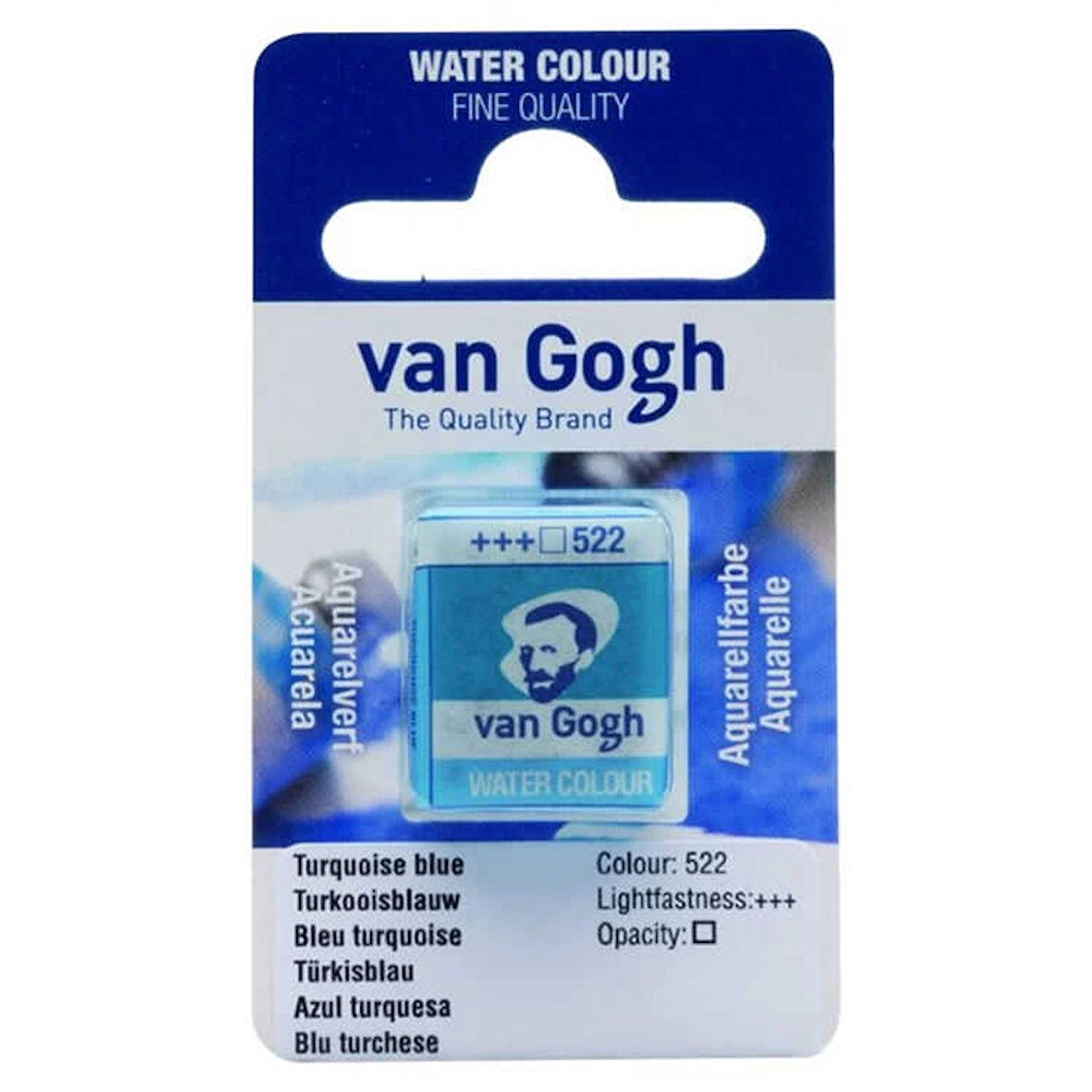 Supertrend Van Gogh 1/2 Tablet Sulu Boya 522 Turquoise Blue