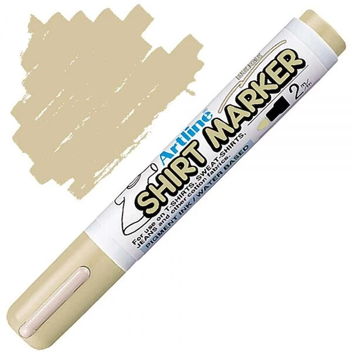 Supertrend Shirt Marker Kumaş Tekstil Tişört Boyama Kalemi BEJ