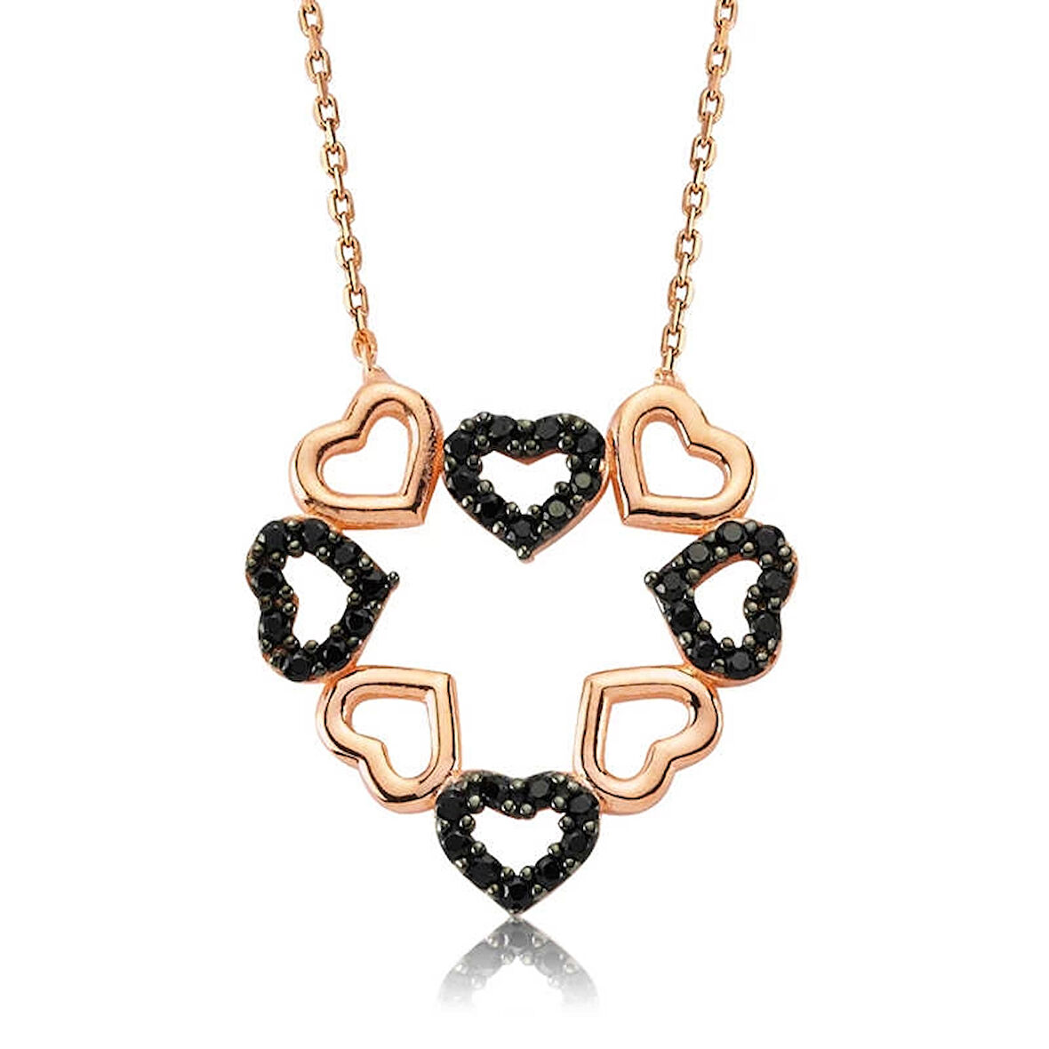 Supertrend Gümüş Kalpli Aşk Kadın Kolye