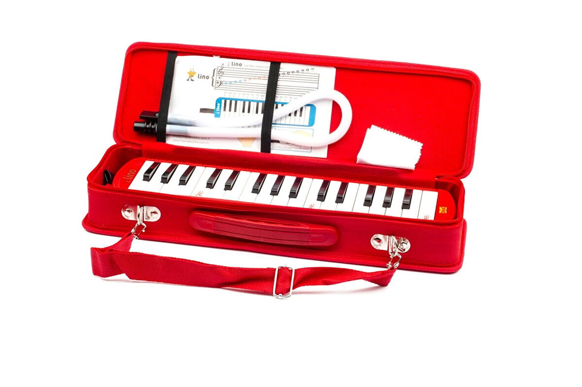 Supertrend Melodika 32 Tuşlu Özel Çantalı KIRMIZI