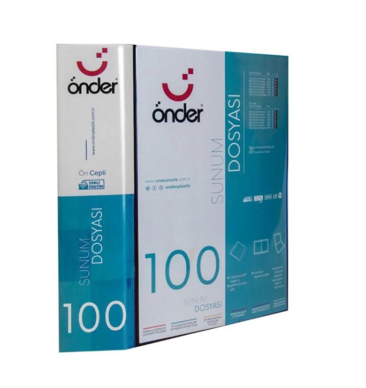 Supertrend Sunum Dosyası Önü Cepli A4 100'lü SİYAH (1230-3)