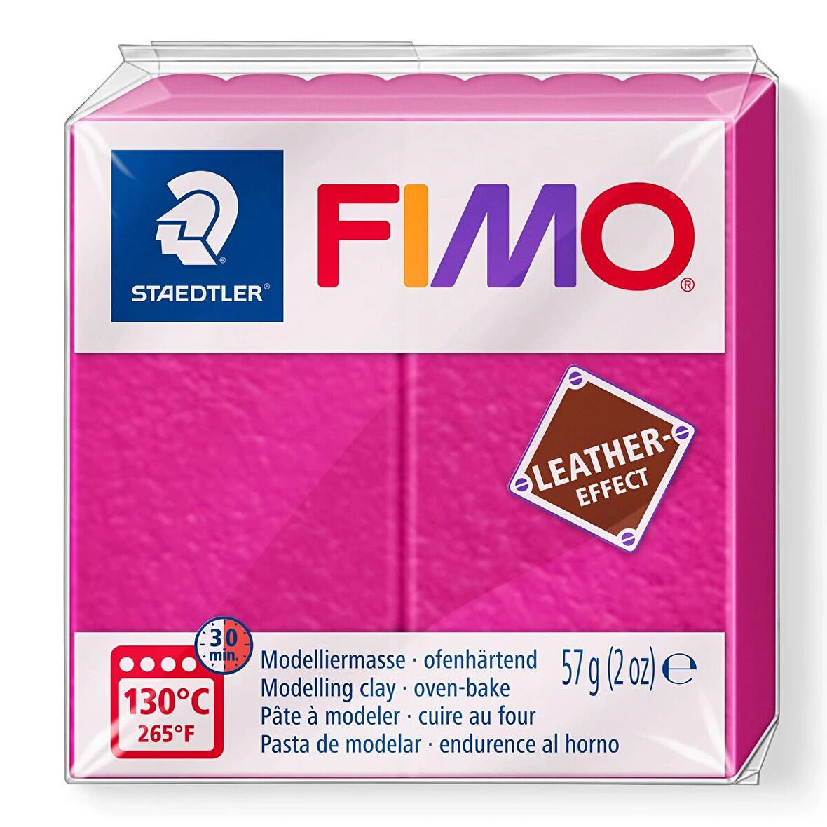 Supertrend Fimo Leather (Deri) Effect Polimer Kil 229 Vişne
