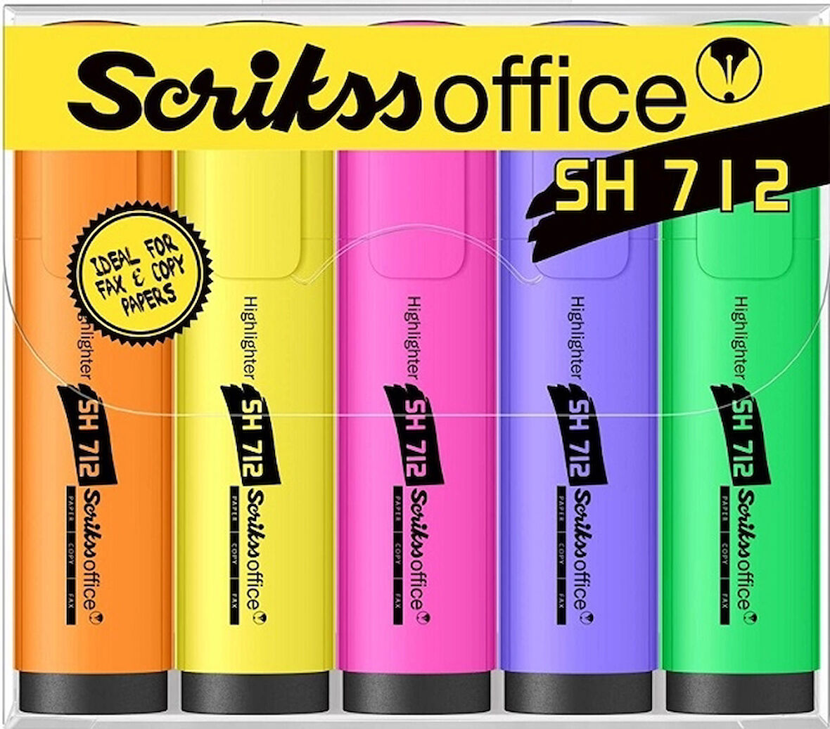 Supertrend Office Highlighter Fosforlu İşaretleme Kalemi Seti 5 Renk
