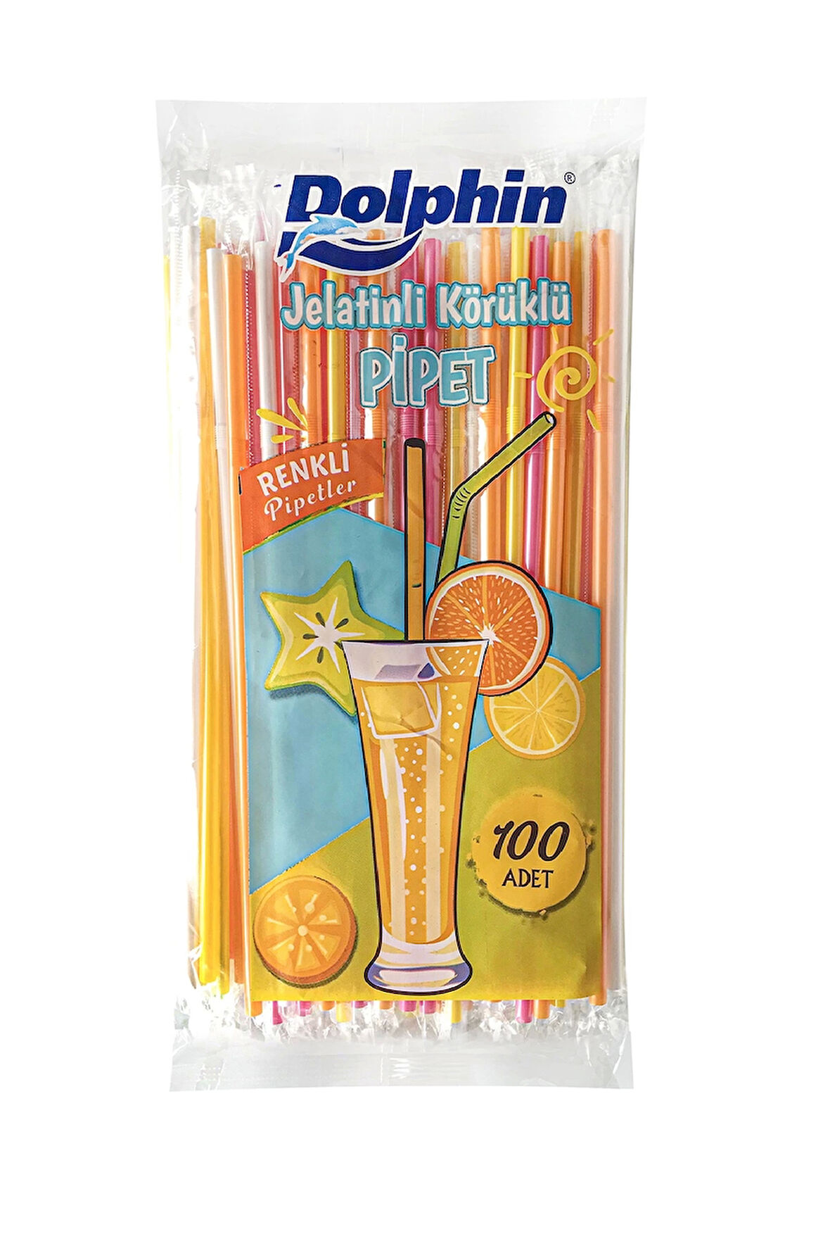 Supertrend Jelatinli Körüklü Frozen Pipet 5mm x 23,5cm - 100 Adet