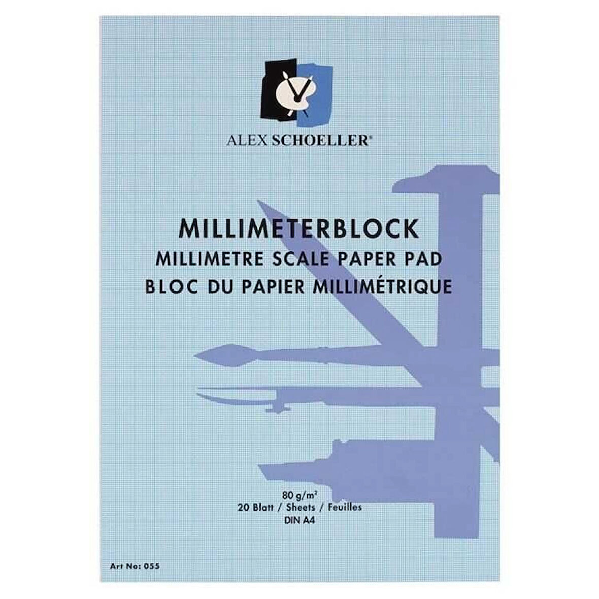 Supertrend Milimetrik Blok Mavi A4 20 yaprak